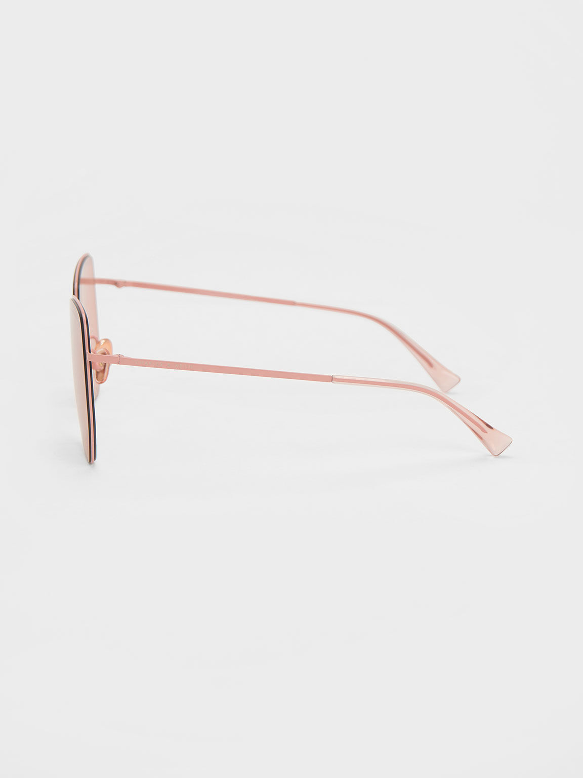 リサイクルアセテート バタフライサングラス, ピンク, hi-res