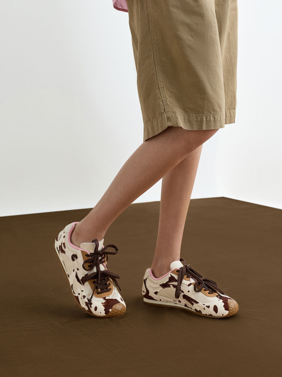 ダブルレース スニーカー, マルチ, hi-res