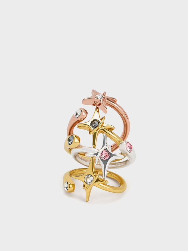 スタークリスタル リング, ゴールド, hi-res