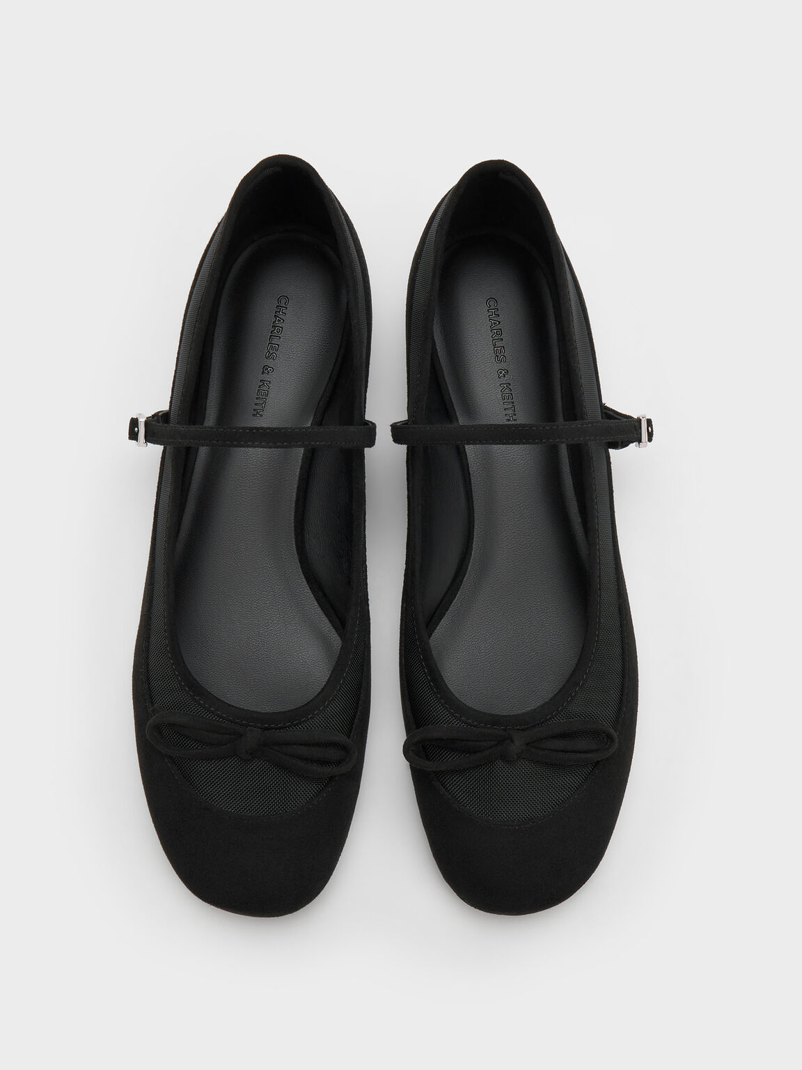 Mulligan マリガン フォースエードメッシュメリージェーン, ブラックテクスチャード, hi-res