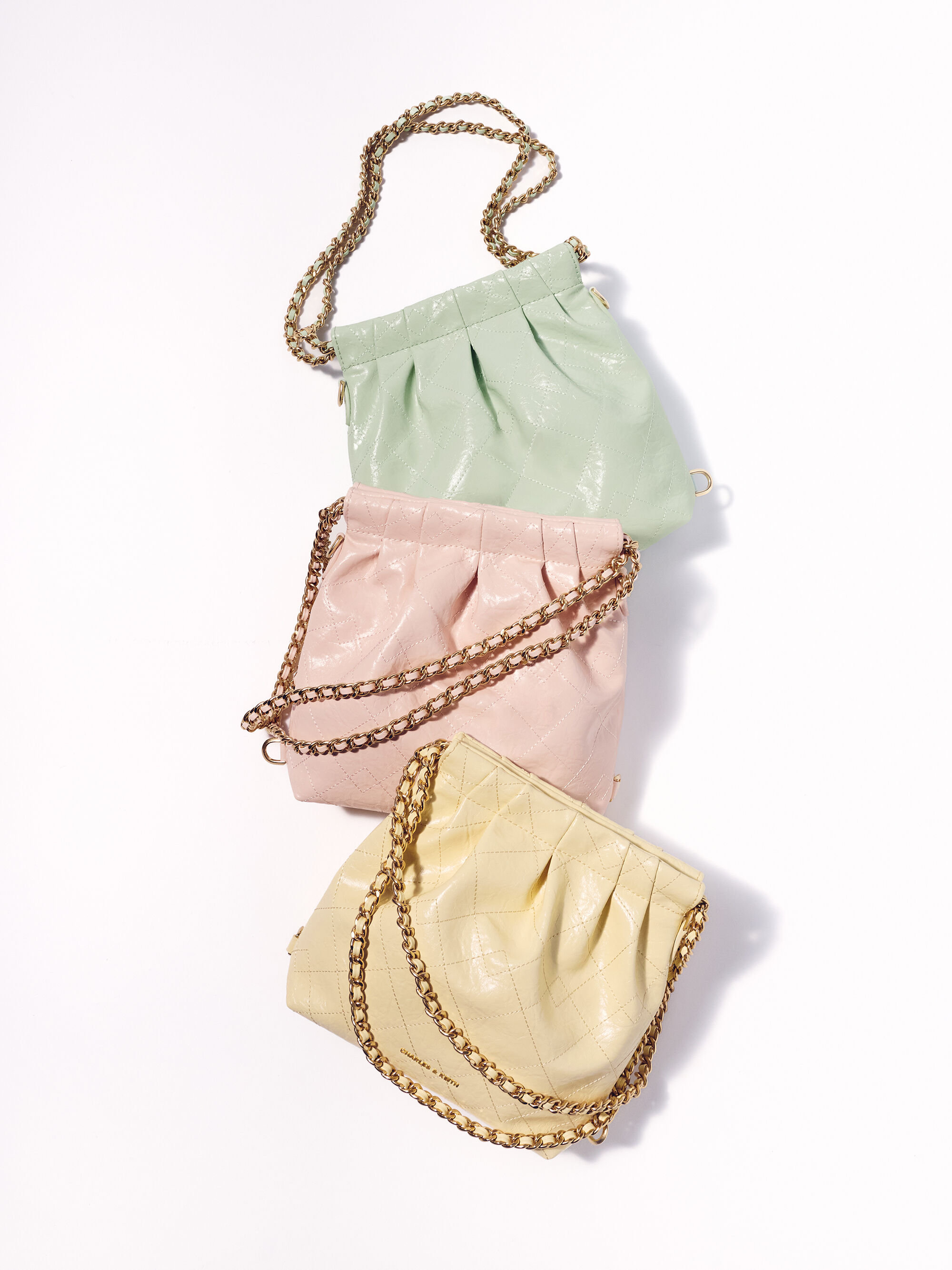 Duo ドゥオ チェーンハンドルツーウェイバックパック - バターイエロー