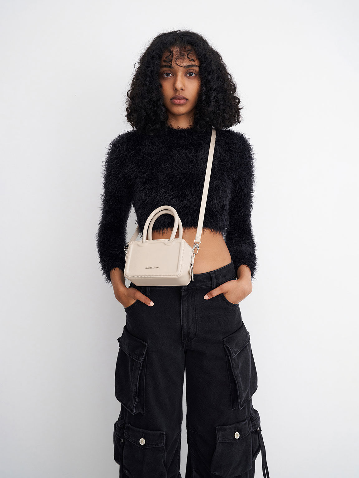 Perline ペルリーネ イーロンゲイティドトートバッグ, オーツ, hi-res