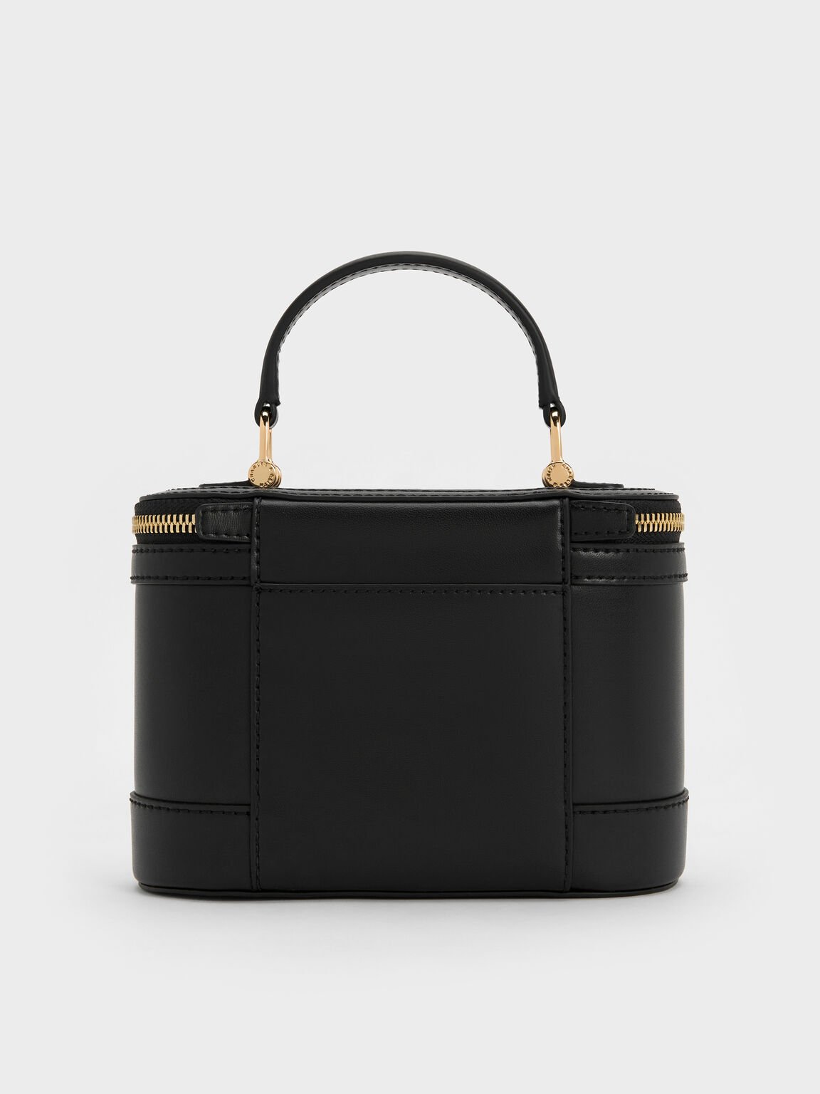 Enola エノラ トップハンドルバニティーバッグ, ブラック, hi-res