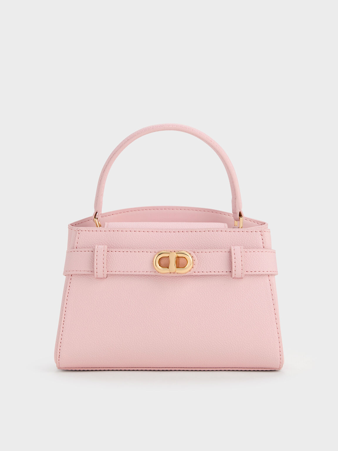 Aubrielle オブリエル トップハンドルバッグ, コットンキャンディーピンク, hi-res