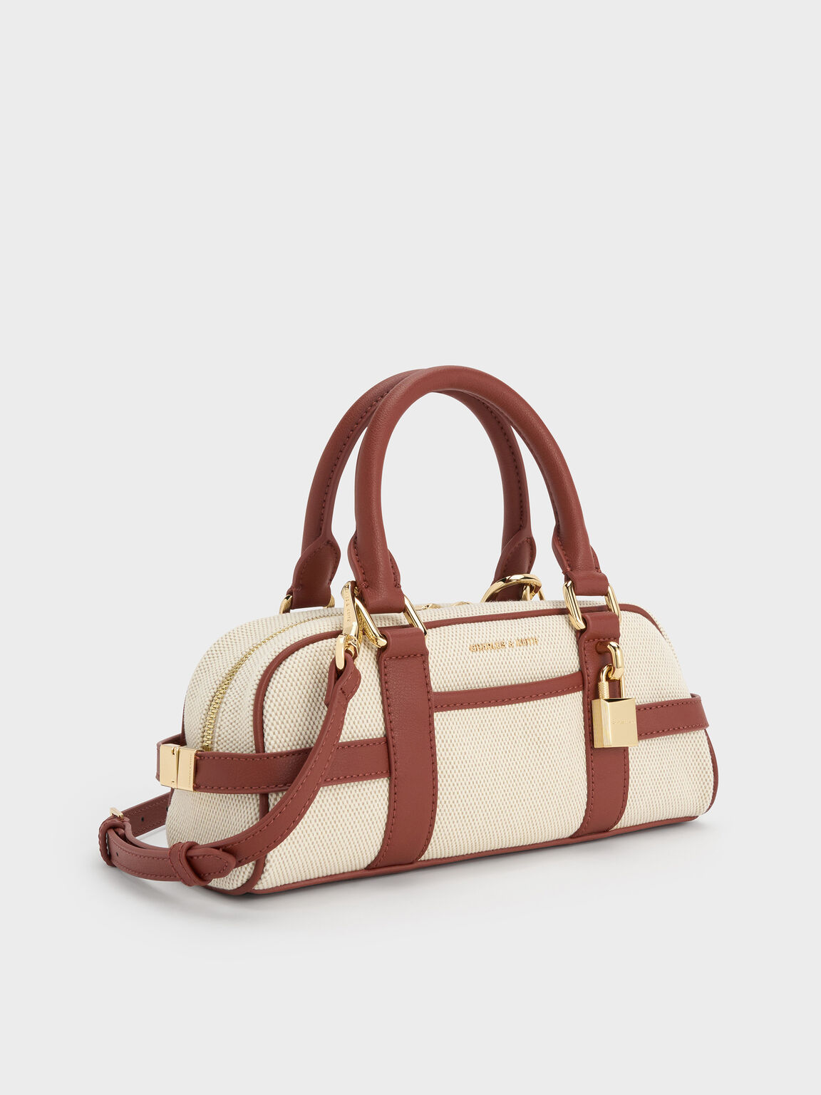 Scottie スコッティー キャンバスボウリングバッグ, ブリック, hi-res