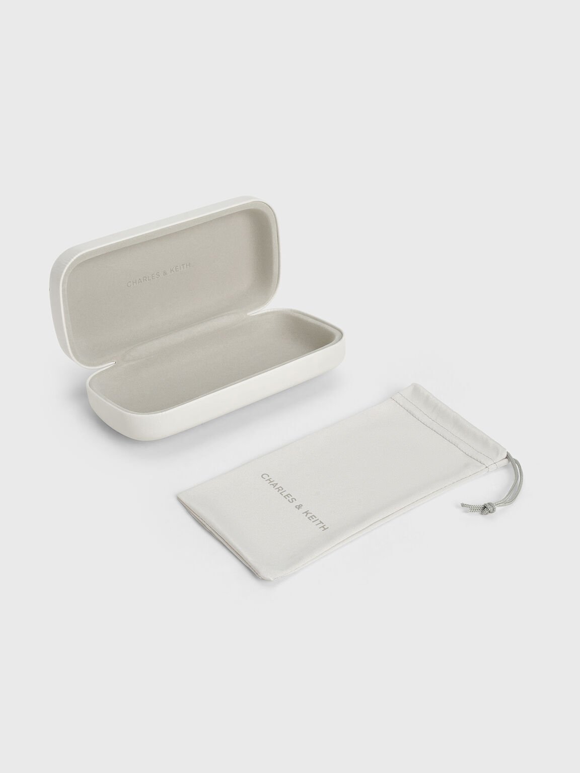 Livonia リヴォニア クリスタルスクエアサングラス, シルバー, hi-res