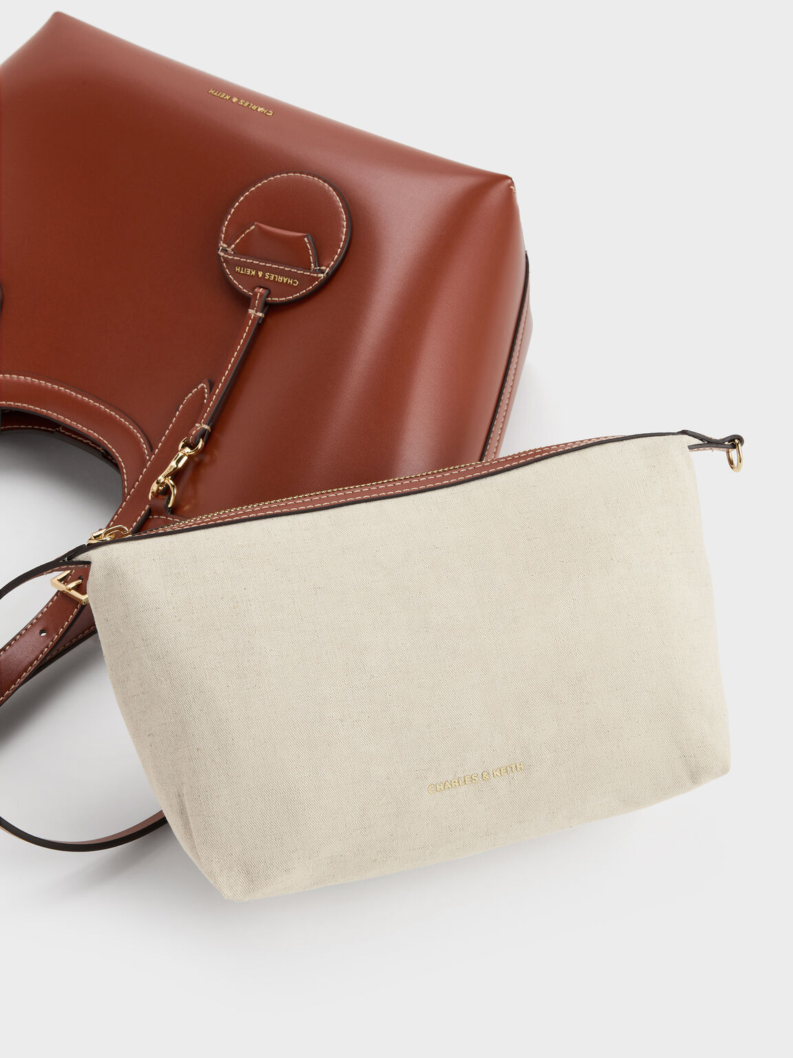 Enola エノラ トートバッグ, ブリック, hi-res