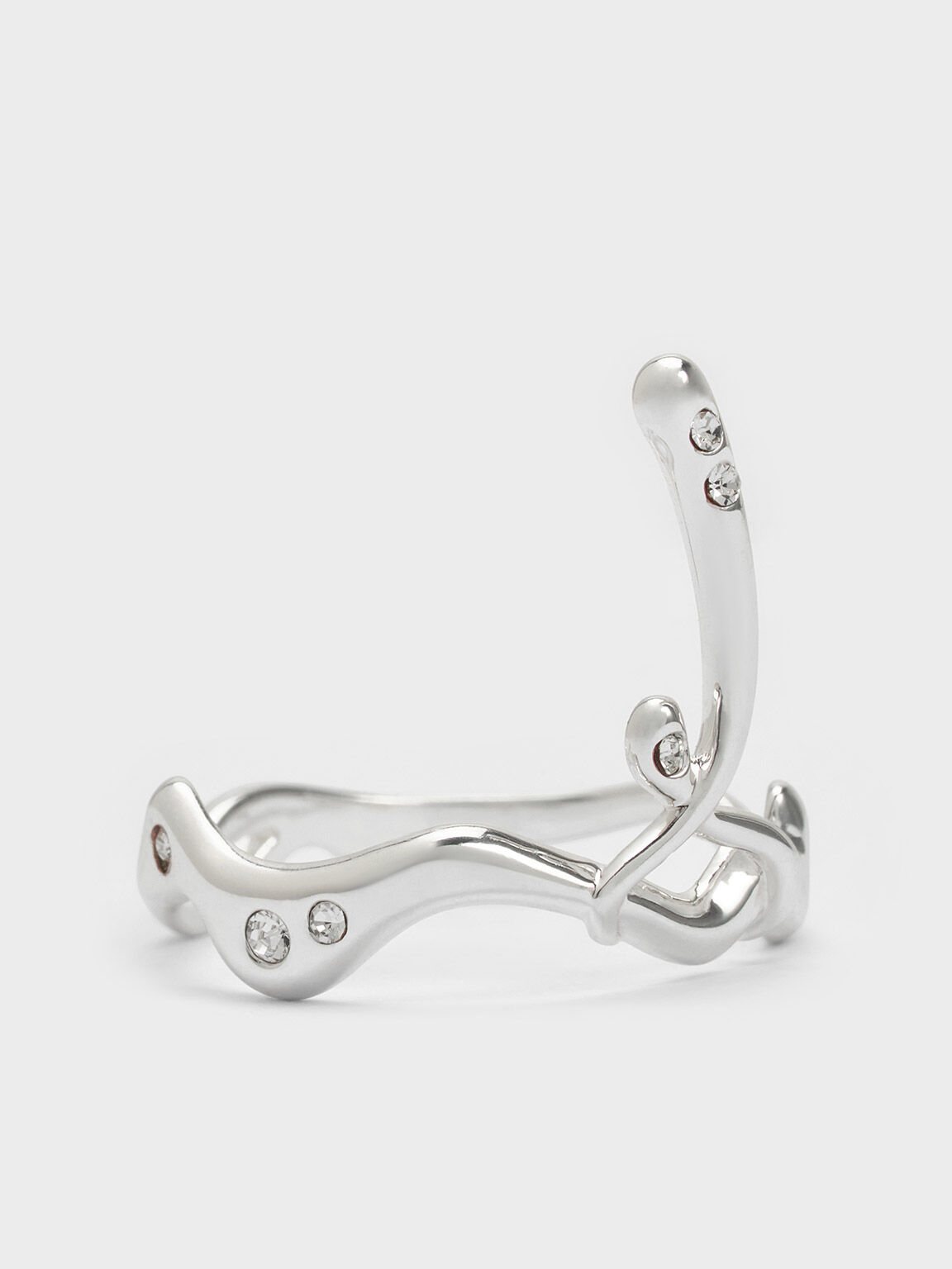 スカルプチュア リング, シルバー, hi-res