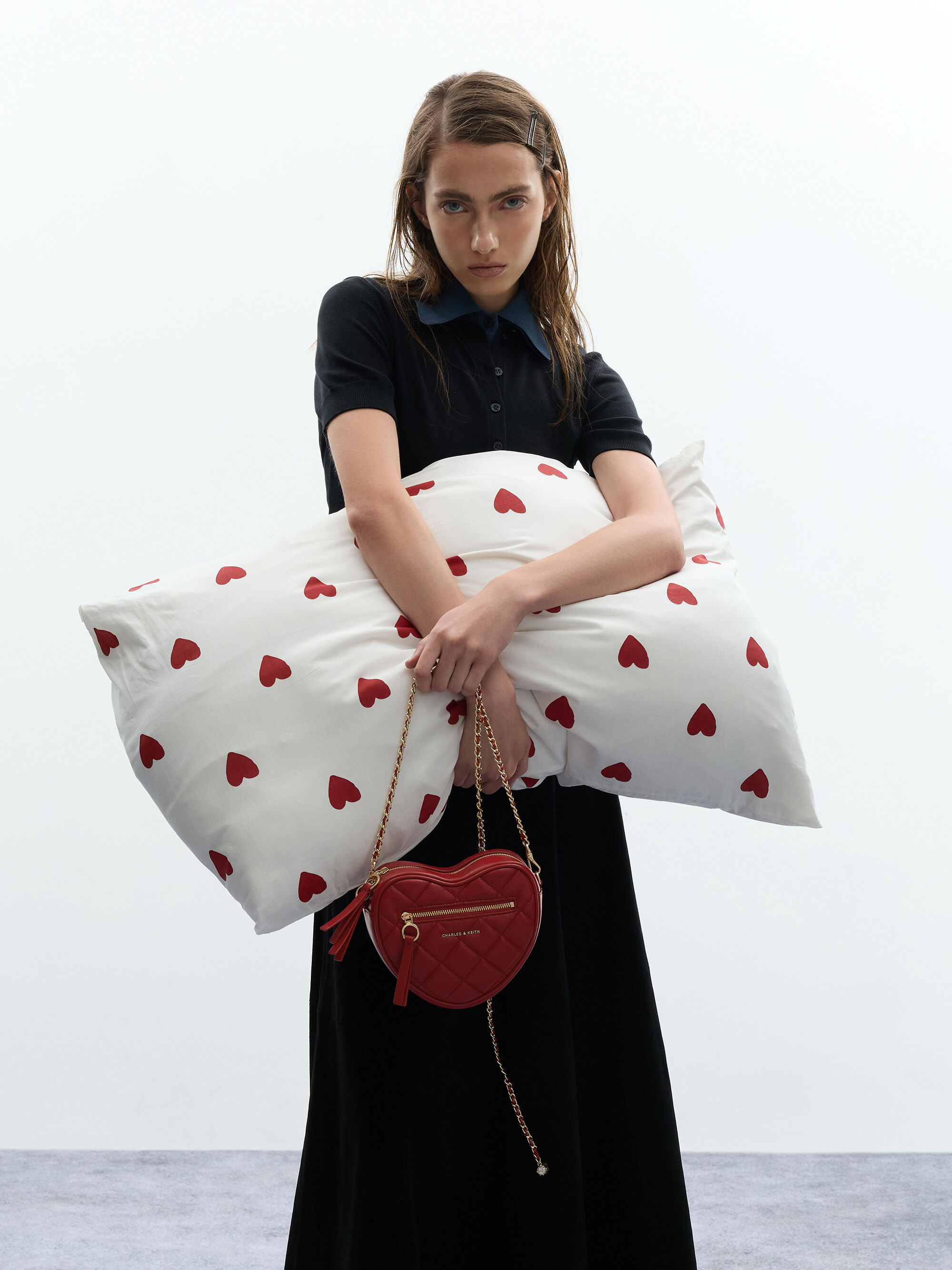 クロスボディバッグ(レディース) - レッド | CHARLES & KEITH