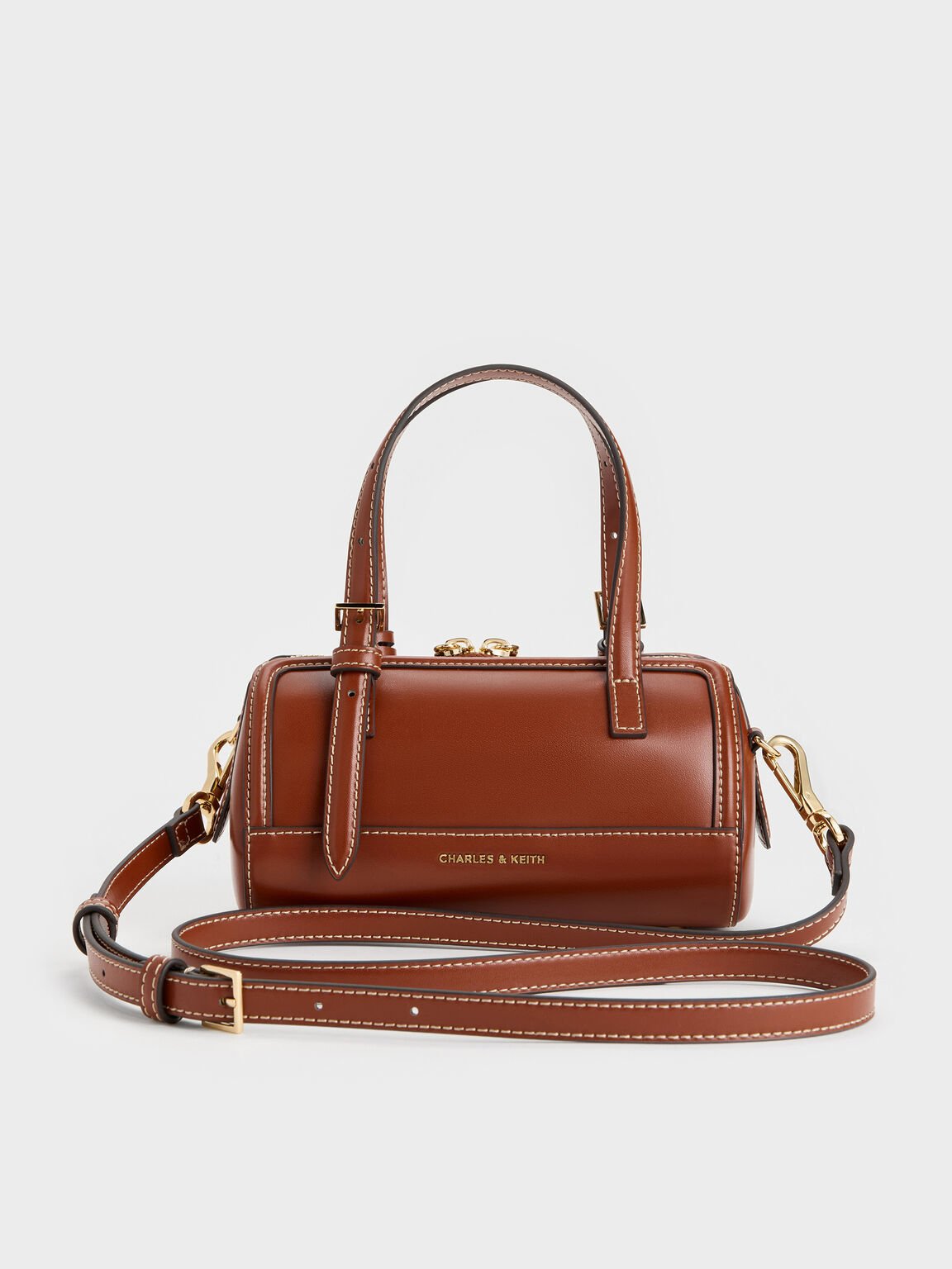 Enola エノラ ボウリングバッグ, ブリック, hi-res