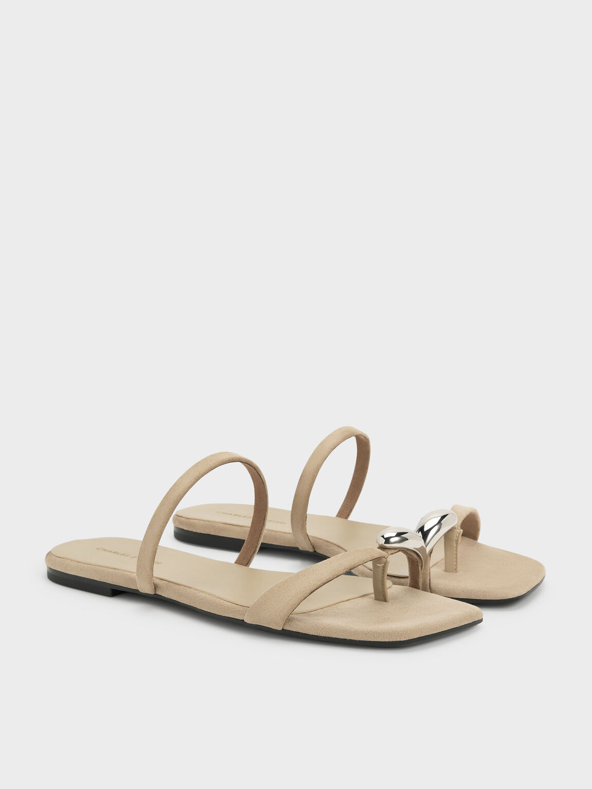 Raina レイナ トゥリング サンダル, トープ, hi-res