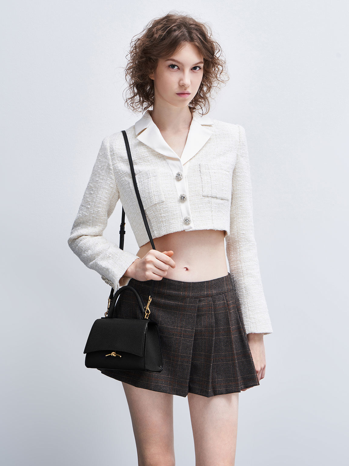 ハクスリーメタリック プッシュロックトップハンドル, ブラック, hi-res