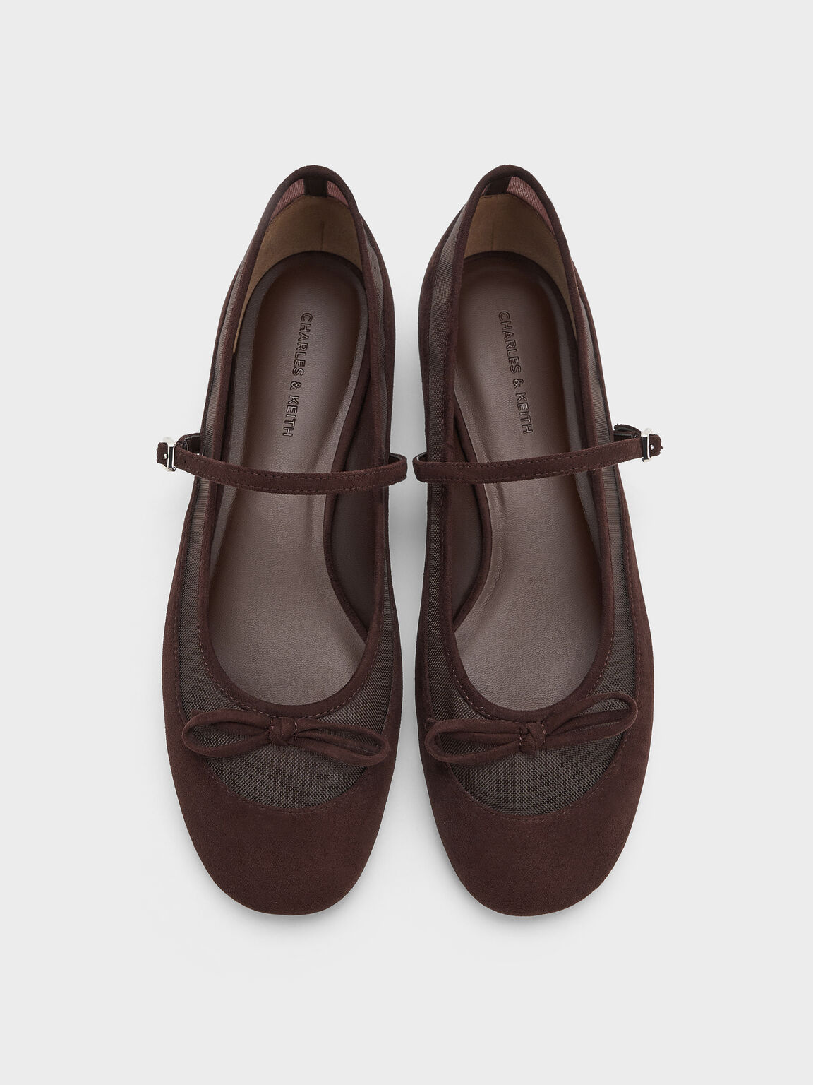 Mulligan マリガン フォースエードメッシュメリージェーン, ダークブラウンテクスチャー, hi-res