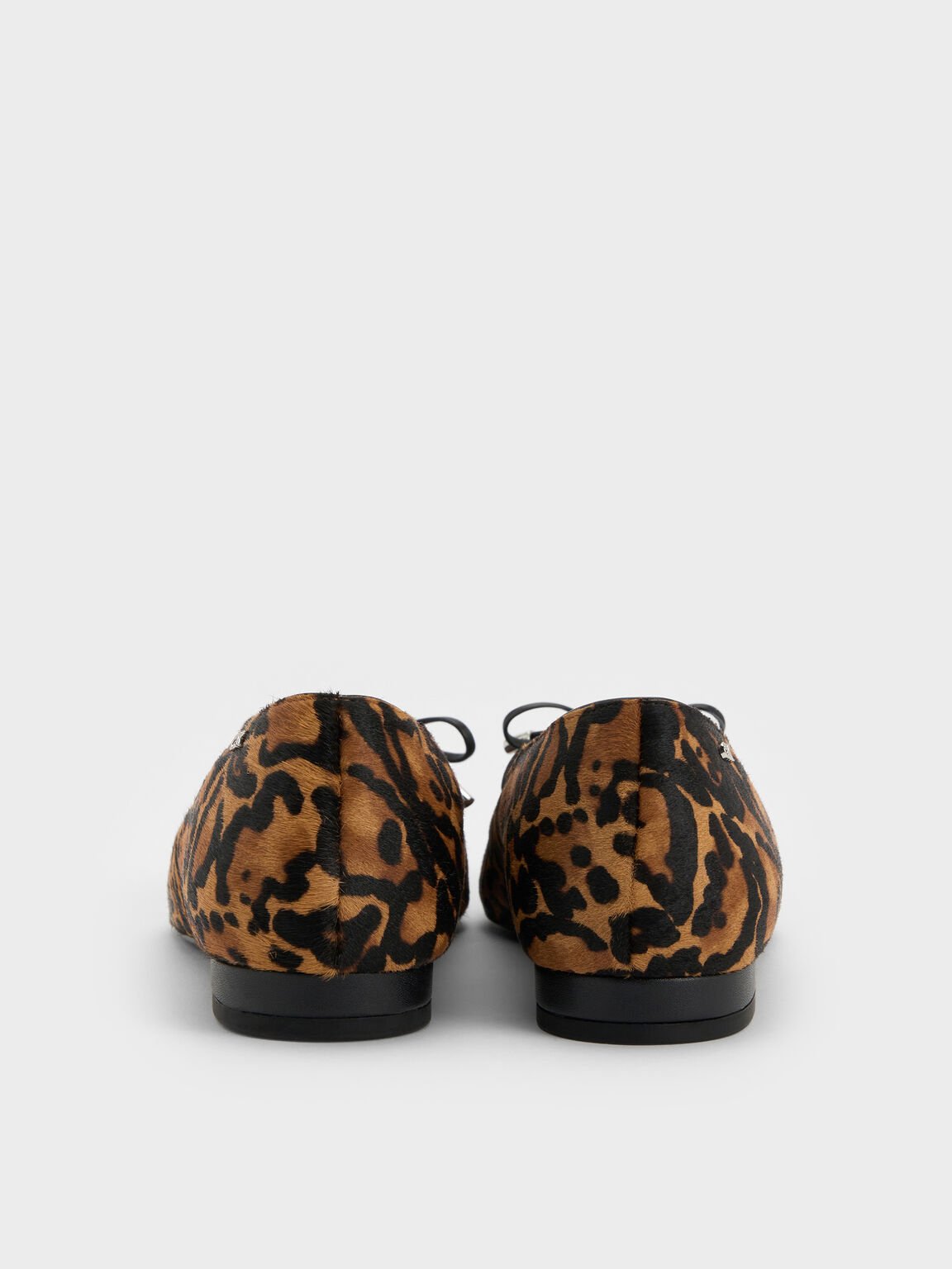 Jianna ジェンナ レザーレースタイ フラット, アニマルプリントブラウン, hi-res