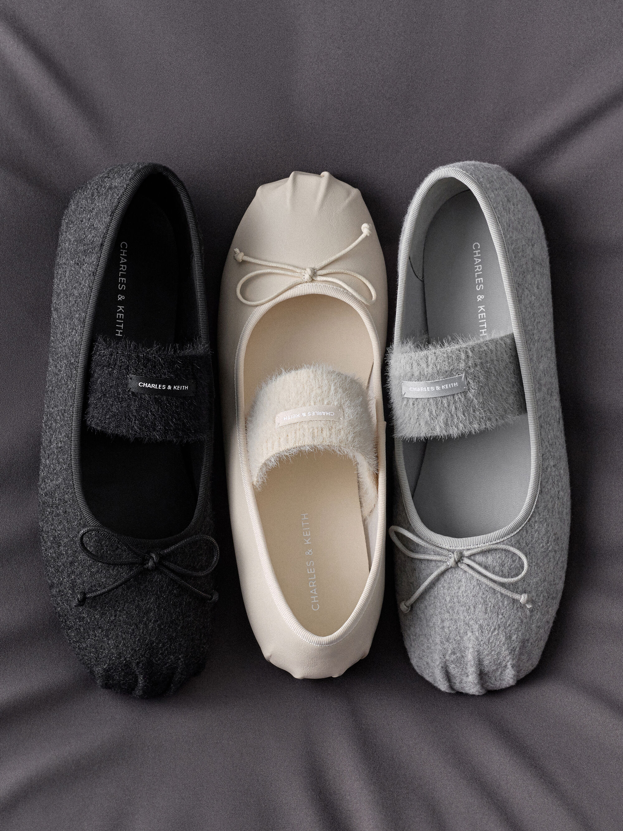 メリージェーン(レディース) - グレー | CHARLES & KEITH (チャールズ