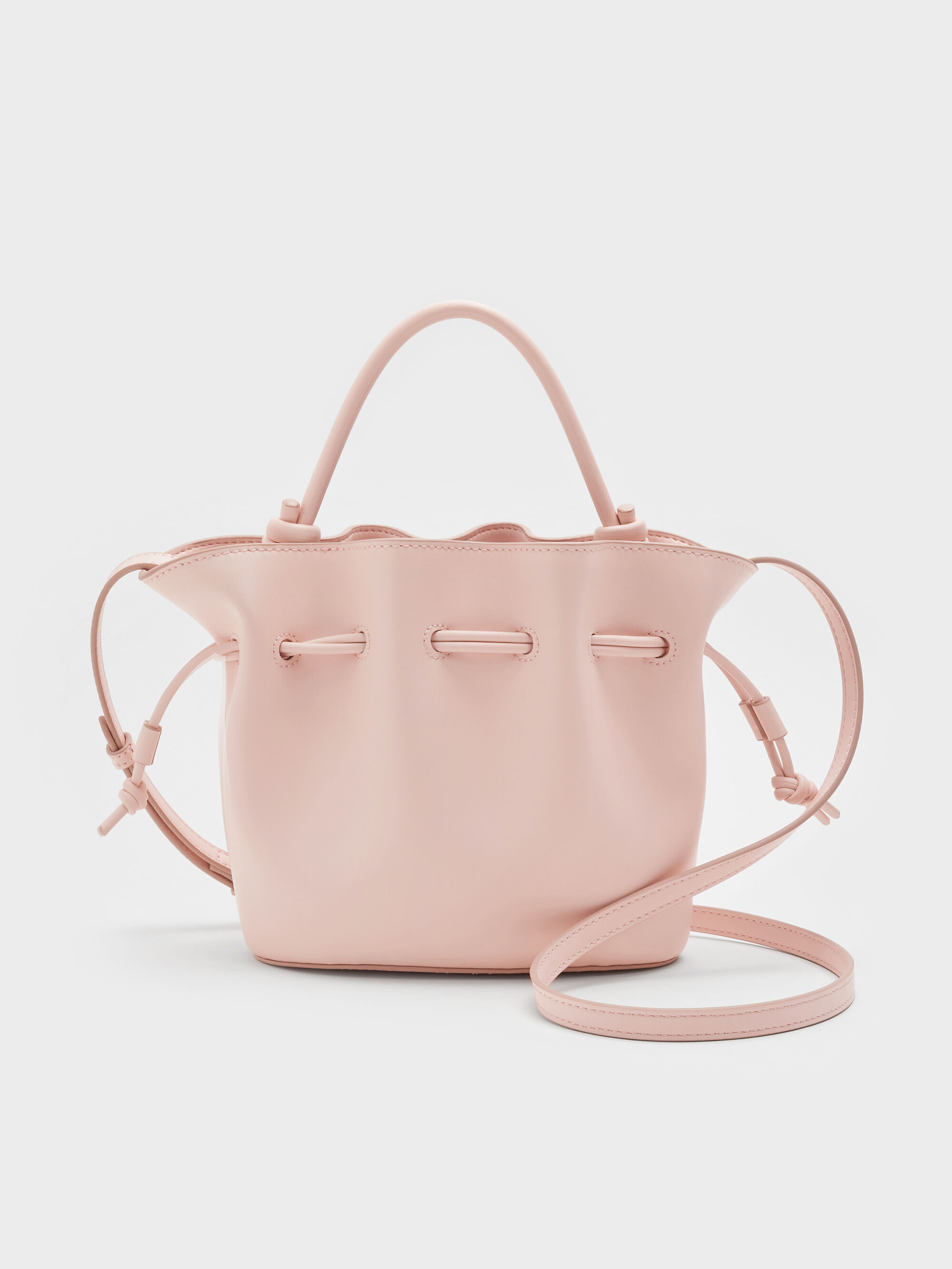 Sammie サミー ドローストリング バケットバッグ - ソフトピンク