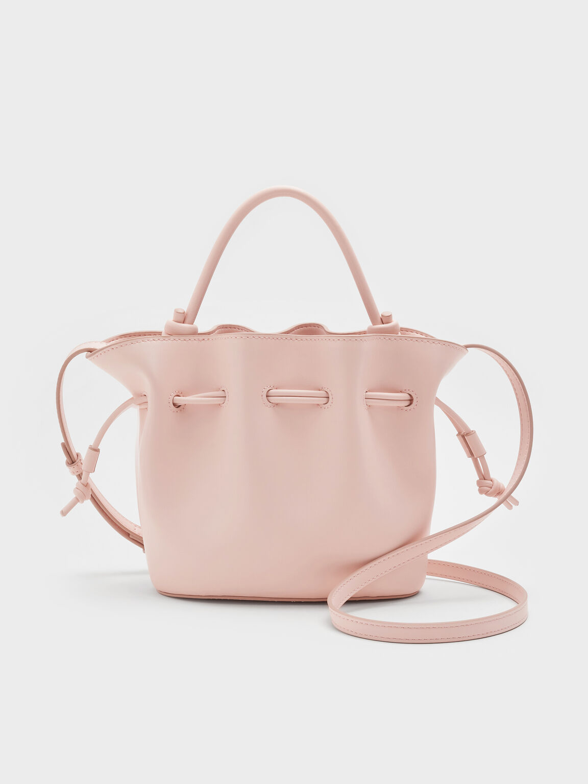 Sammie サミー ドローストリング バケットバッグ, ソフトピンク, hi-res