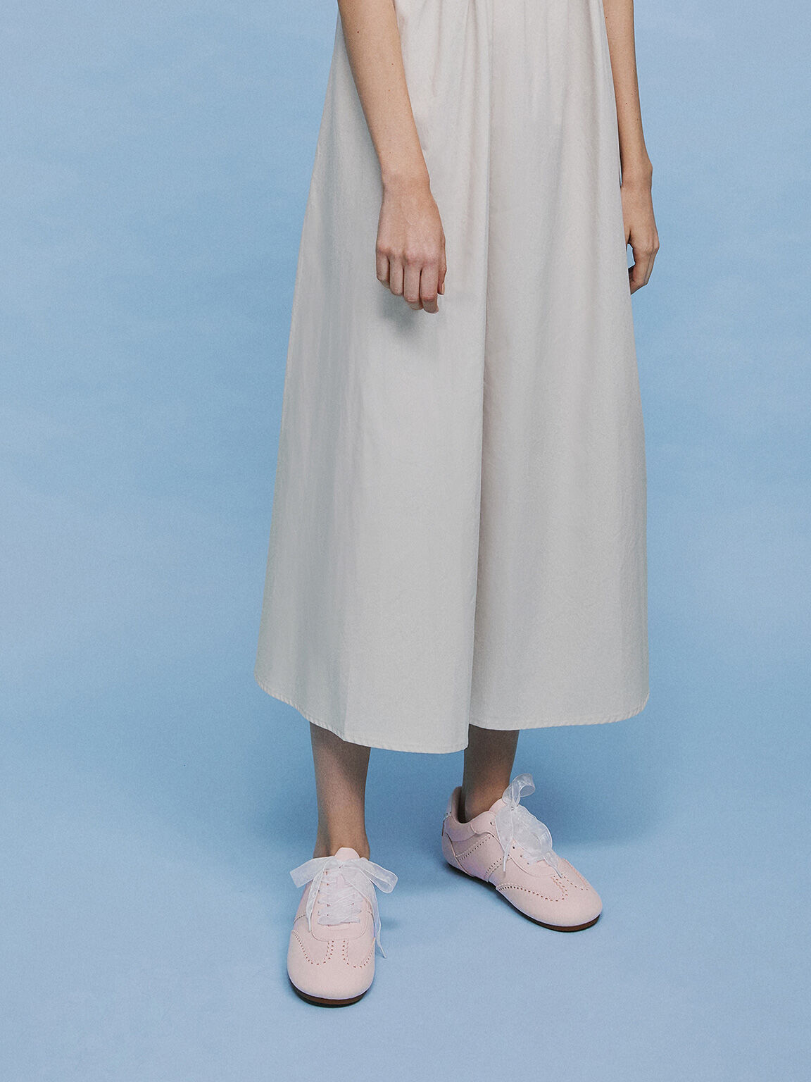 ハート シアーレーススニーカー - ライトピンク | CHARLES & KEITH