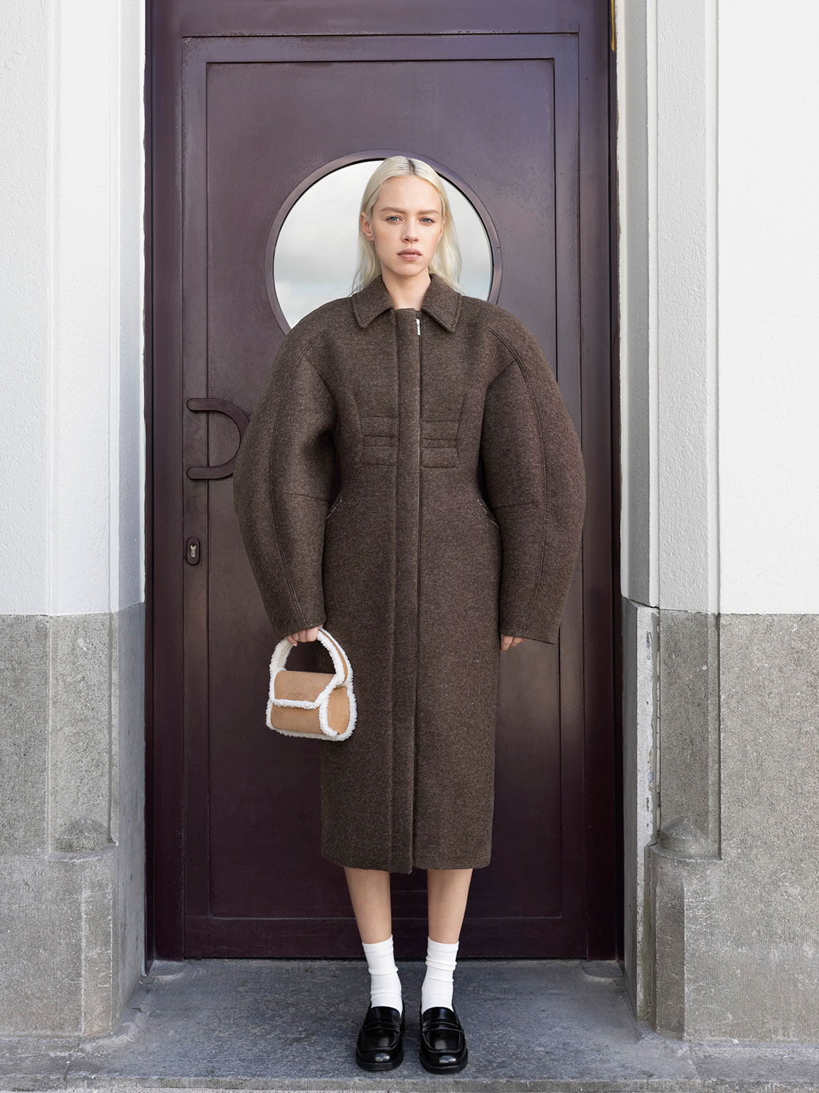 Cassiopeia ミニカシオペア ファートリムバッグ, キャメル, hi-res