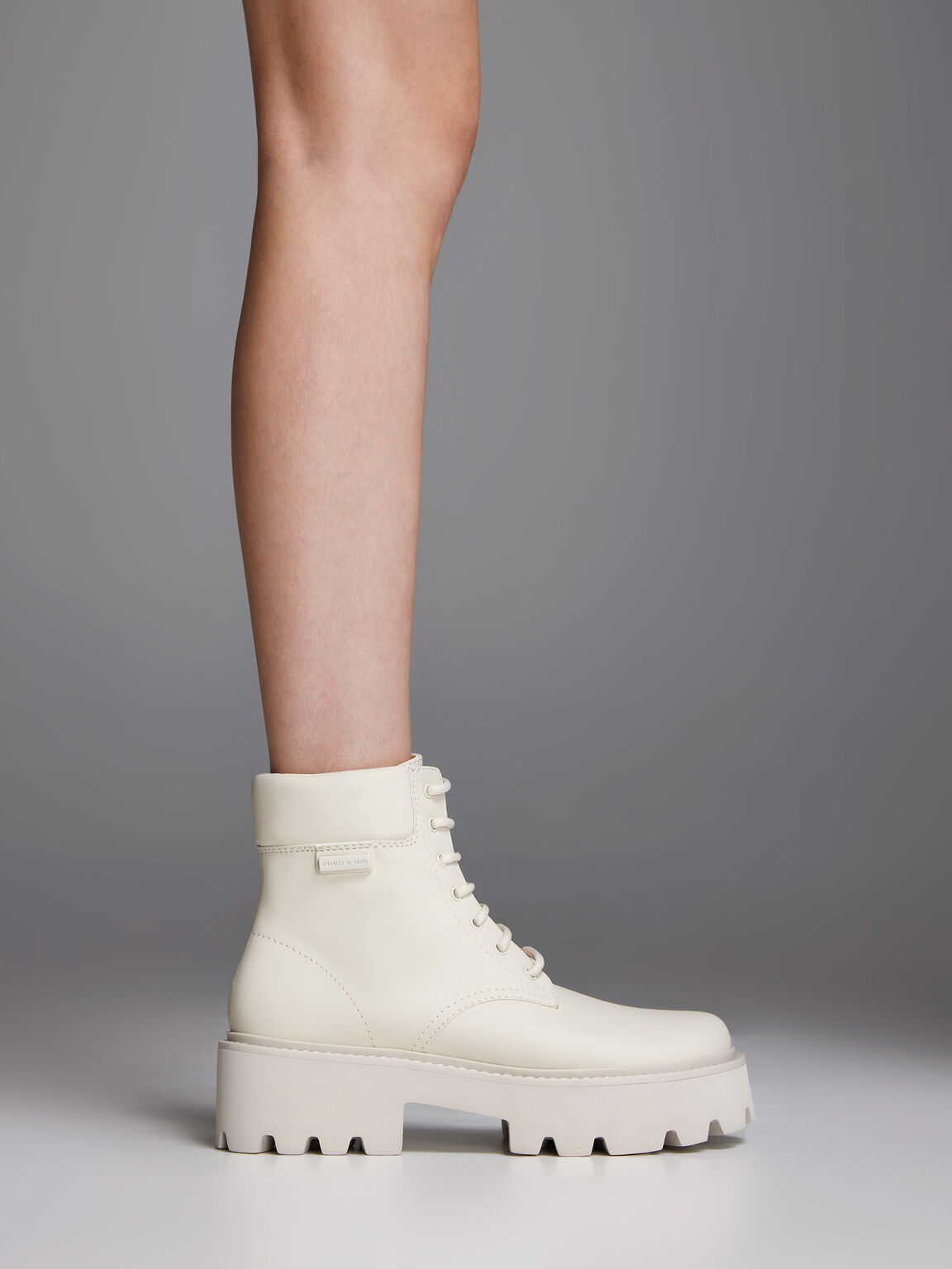 Ripley リプリーリッジッドソール アンクルブーツ, チョーク, hi-res