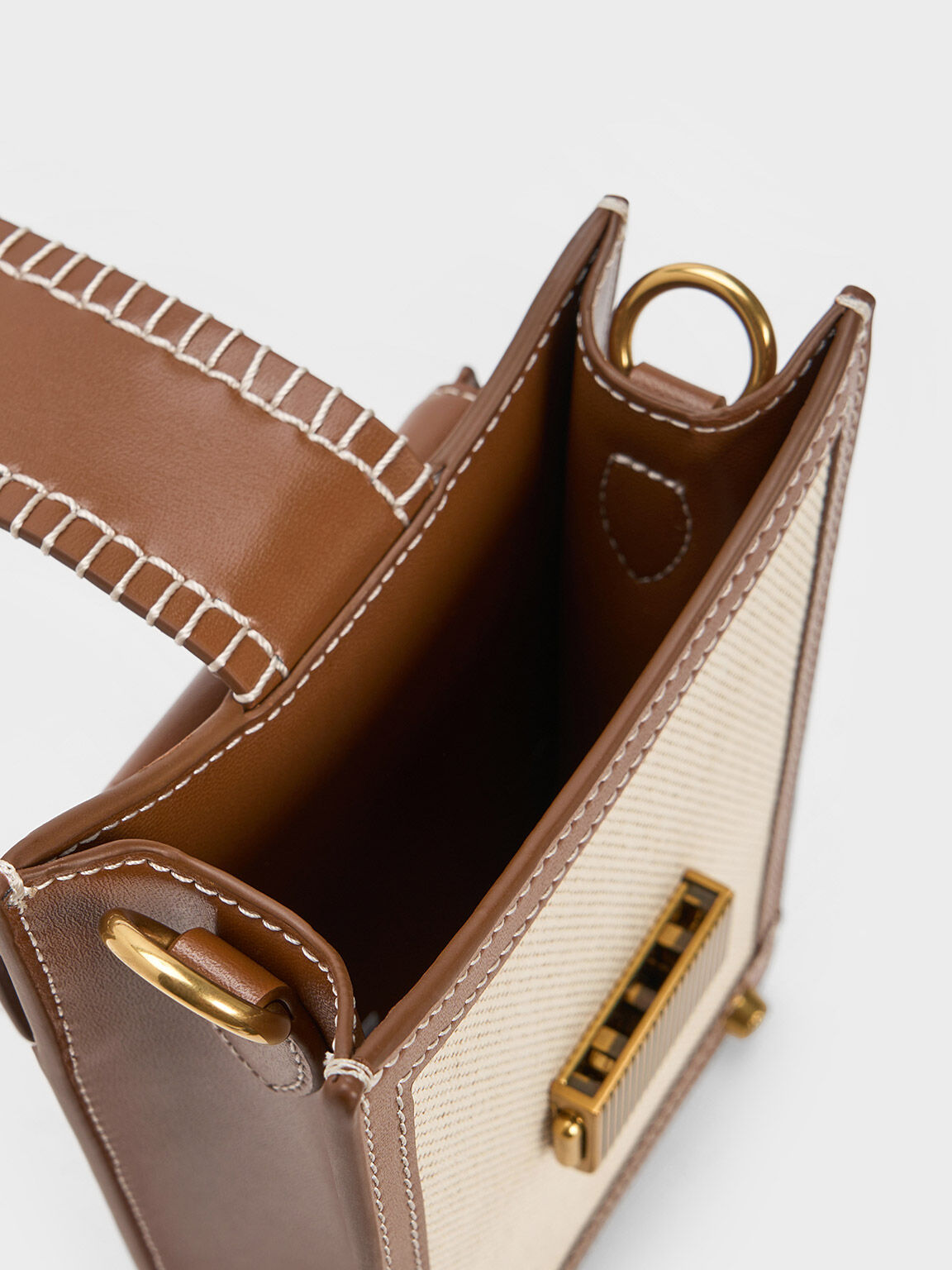 Winslet ウィンスレット ベルトフォーンポーチ, チョコレート, hi-res