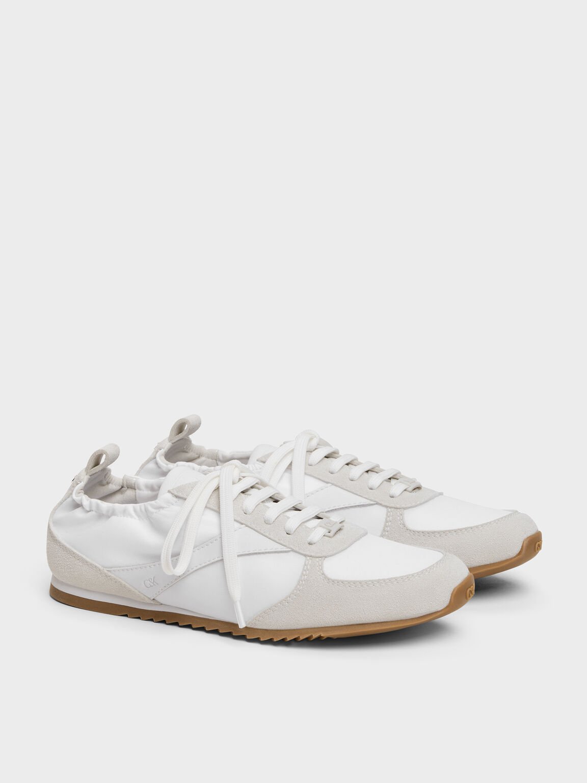 Jace ジェイス レザースニーカー, ホワイト, hi-res