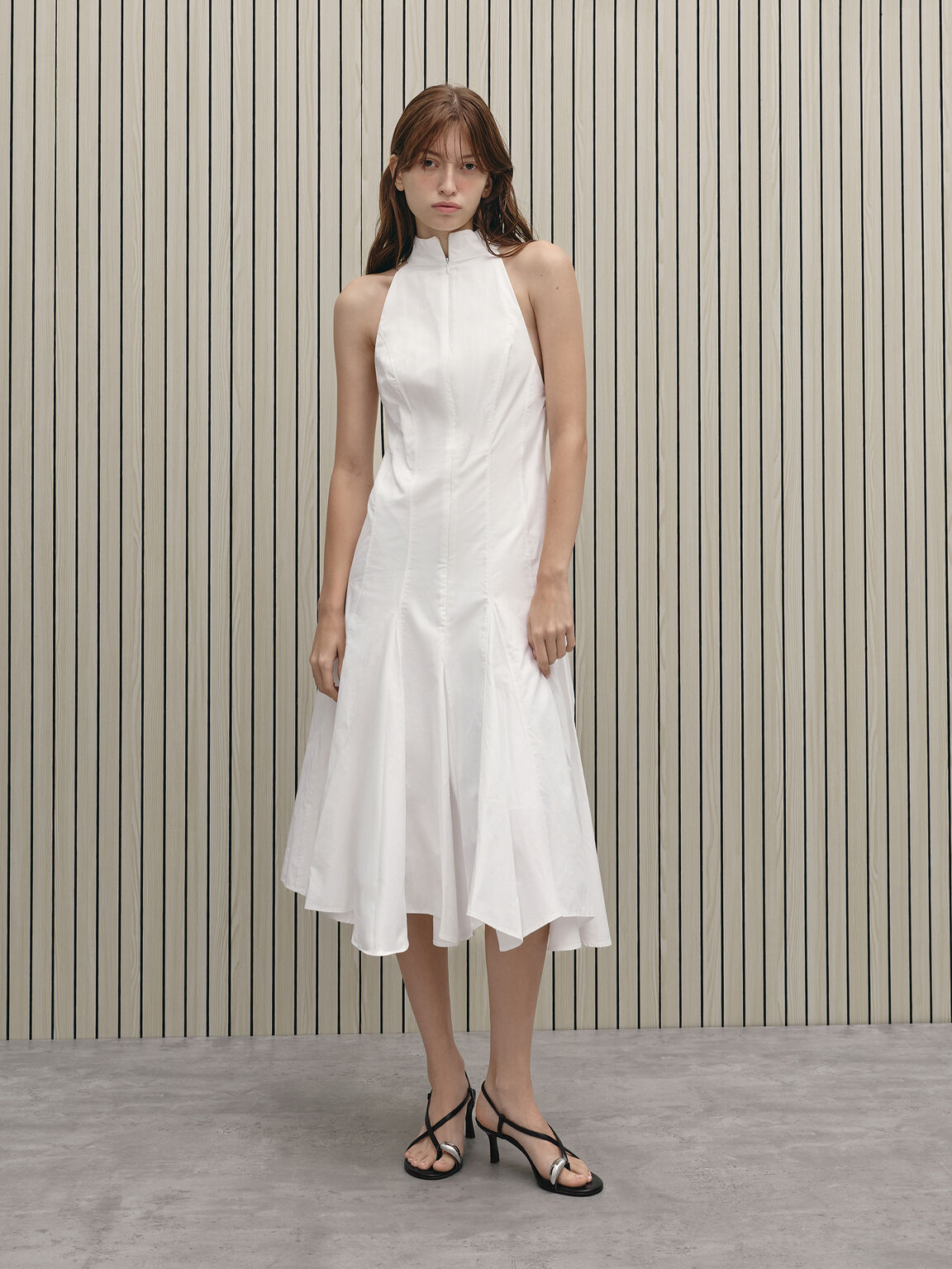 Raina レイナ トゥリングヒールサンダル, ブラック, hi-res