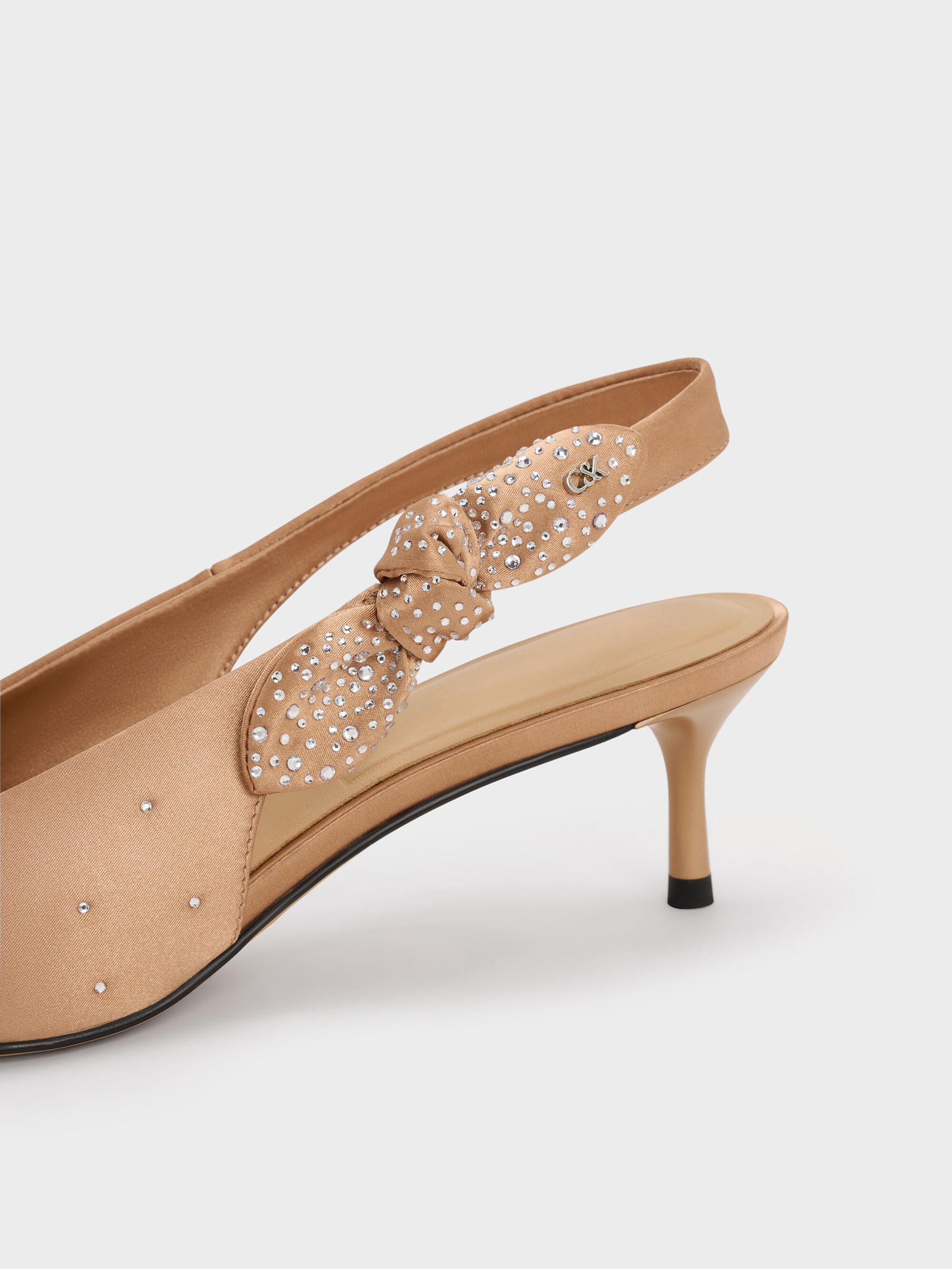 Jayce ジェイス クリスタルエンベリッシュド ノットボウスリングバック