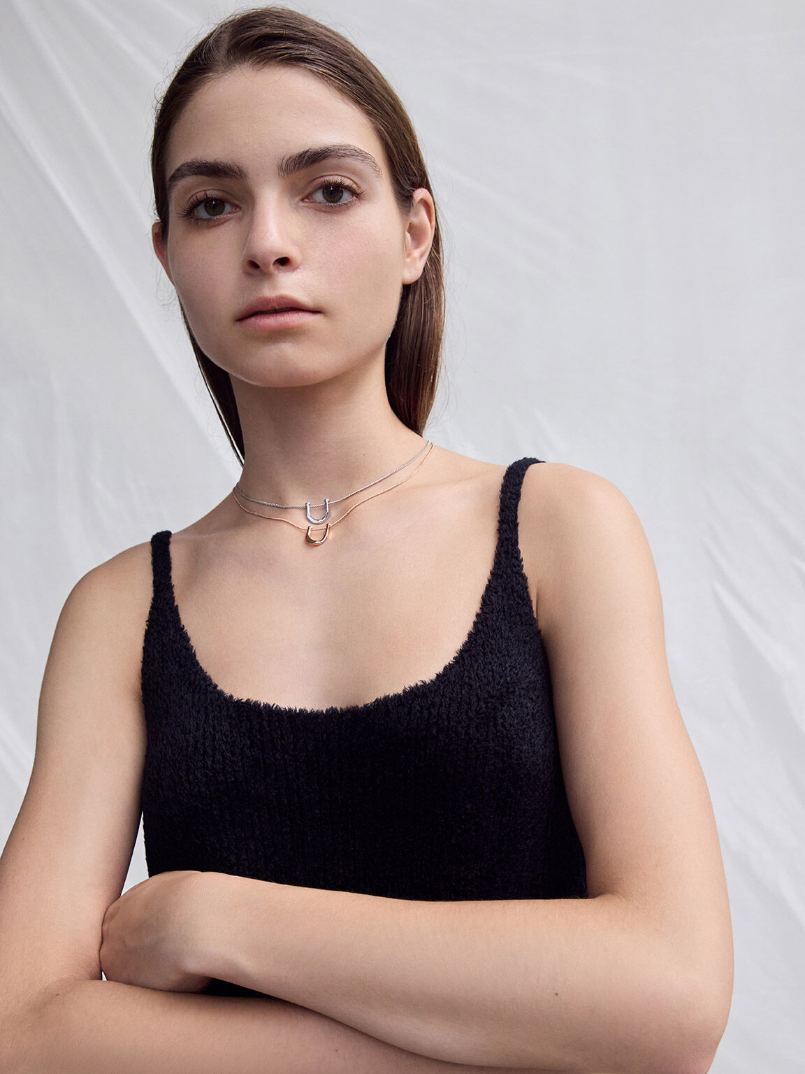 Gabine ガビーヌ ネックレス, ローズゴールド, hi-res