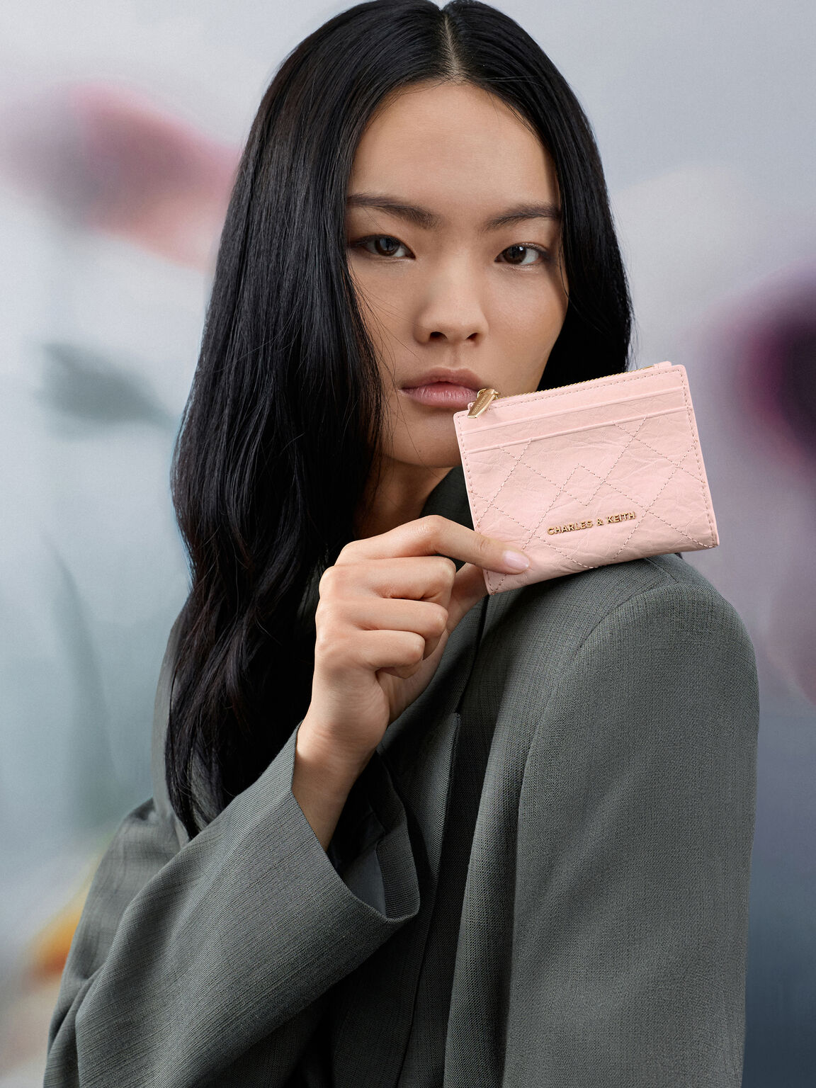 Duo ドゥオ キルトスモールウォレット, ソフトピンク, hi-res