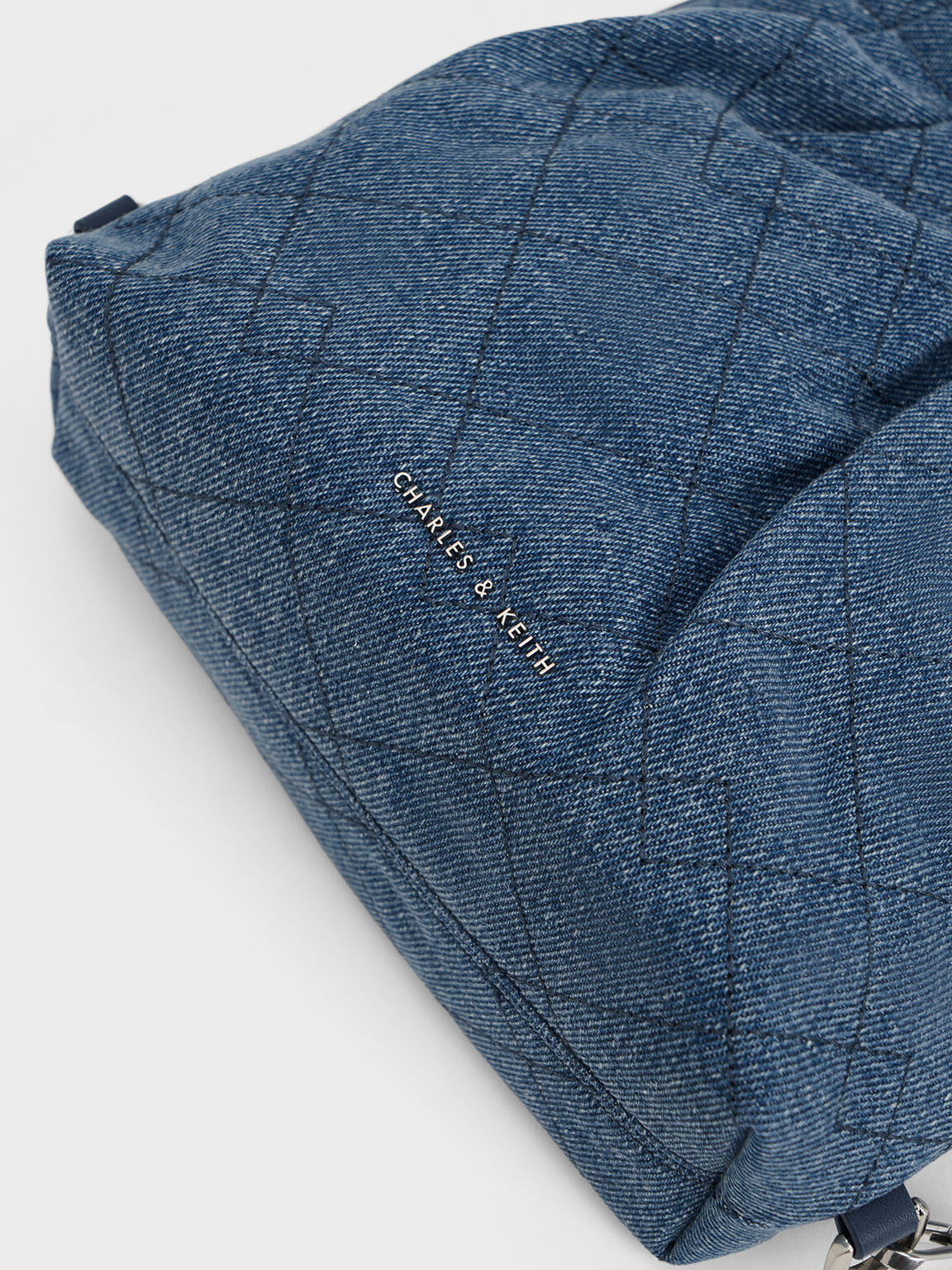 Duo ドゥオ デニムチェーンハンドルツーウェイバックパック, デニムブルー, hi-res