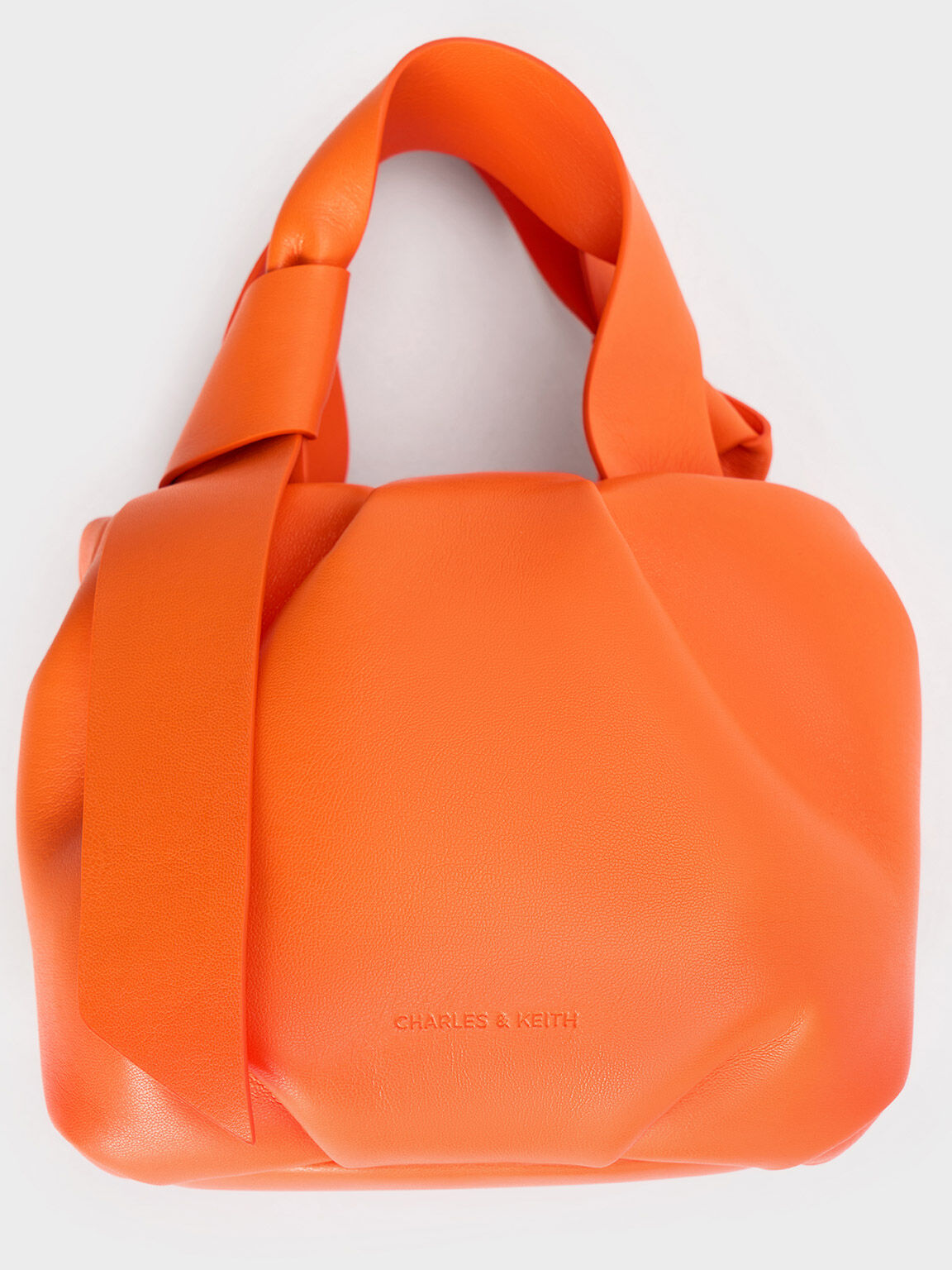 Toni トニー ノットルーシュドバッグ, オレンジ, hi-res