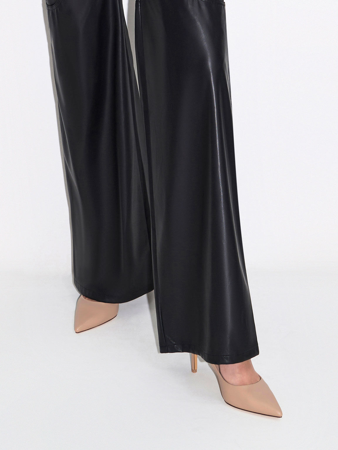 ポインテッドトゥ スティレットパンプス, ヌード, hi-res