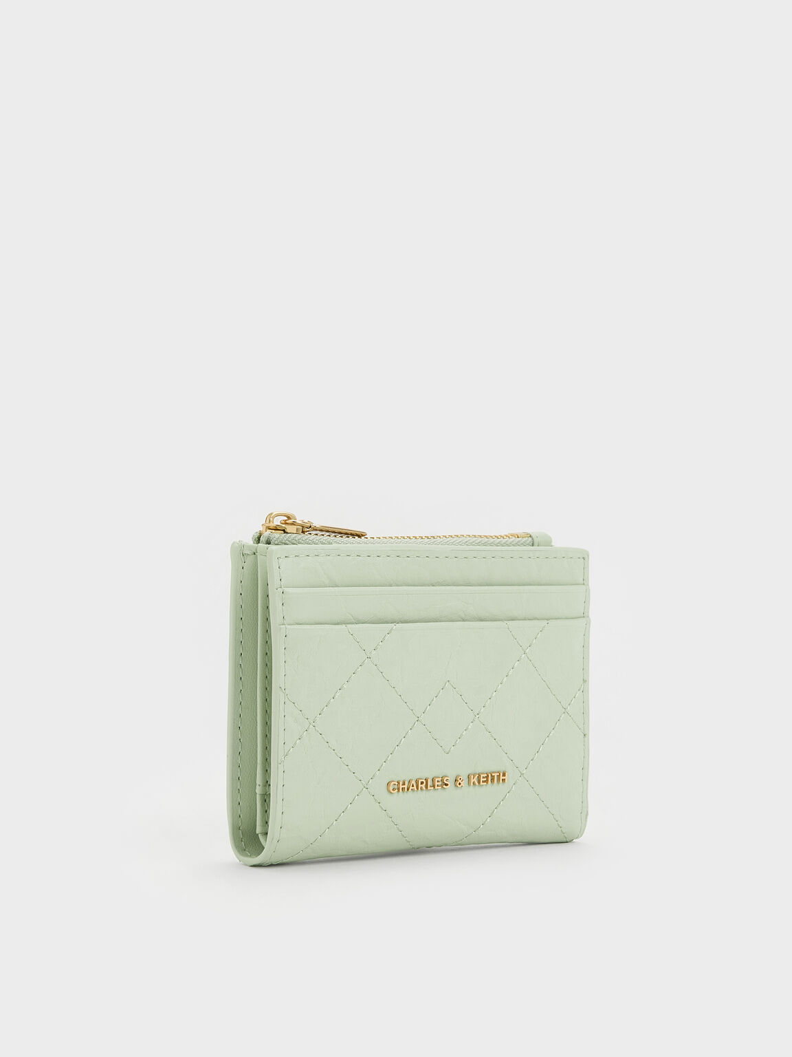 Duo ドゥオ キルトスモールウォレット, ミントグリーン, hi-res