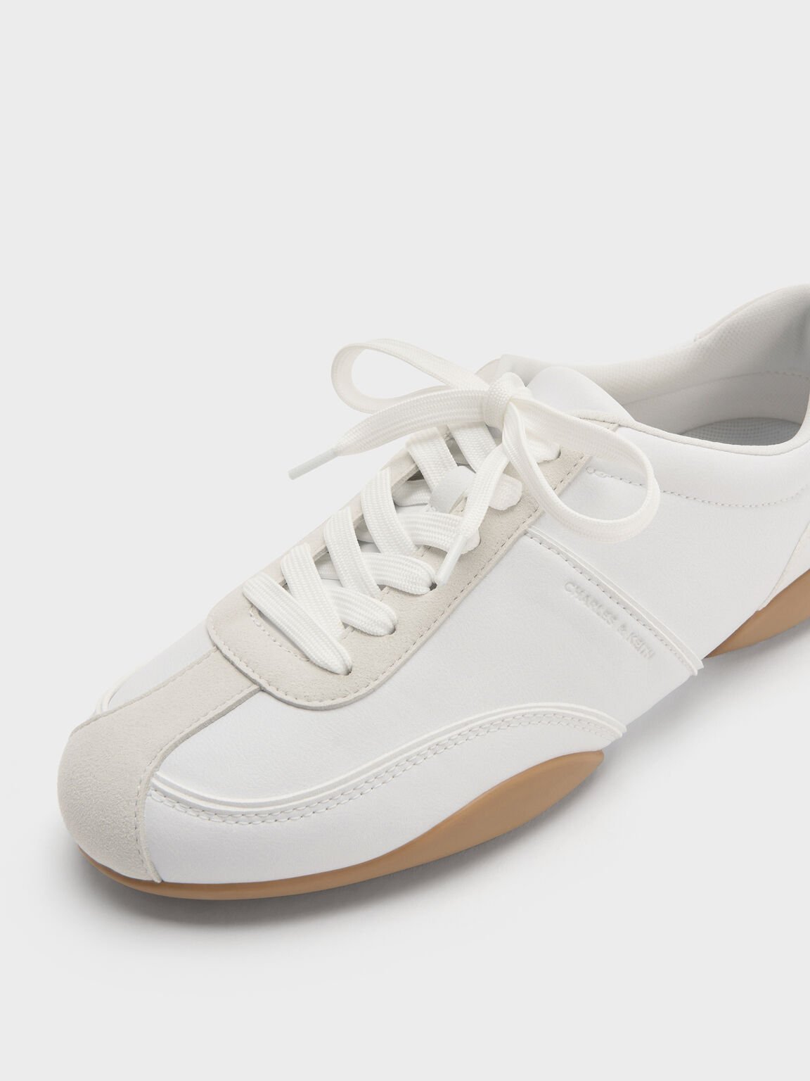 Louise ルーイ コントラストトリム スニーカー, ホワイト, hi-res