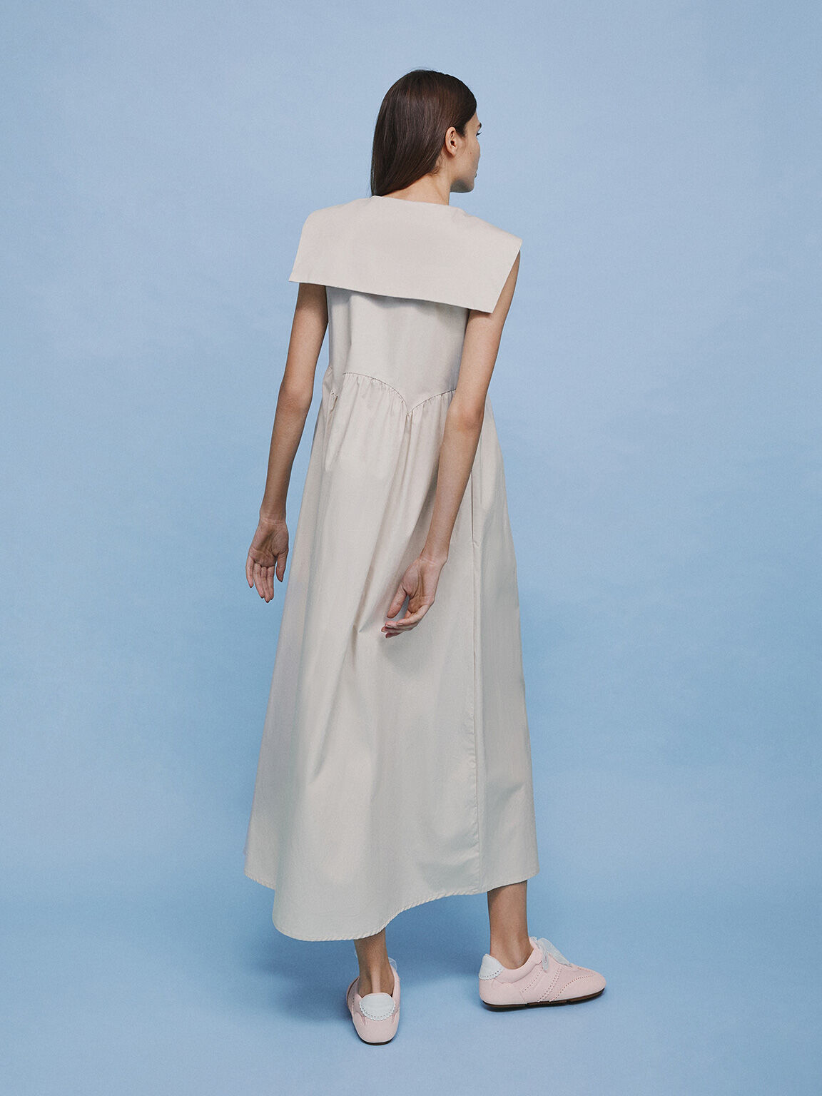 ハート シアーレーススニーカー, ライトピンク, hi-res