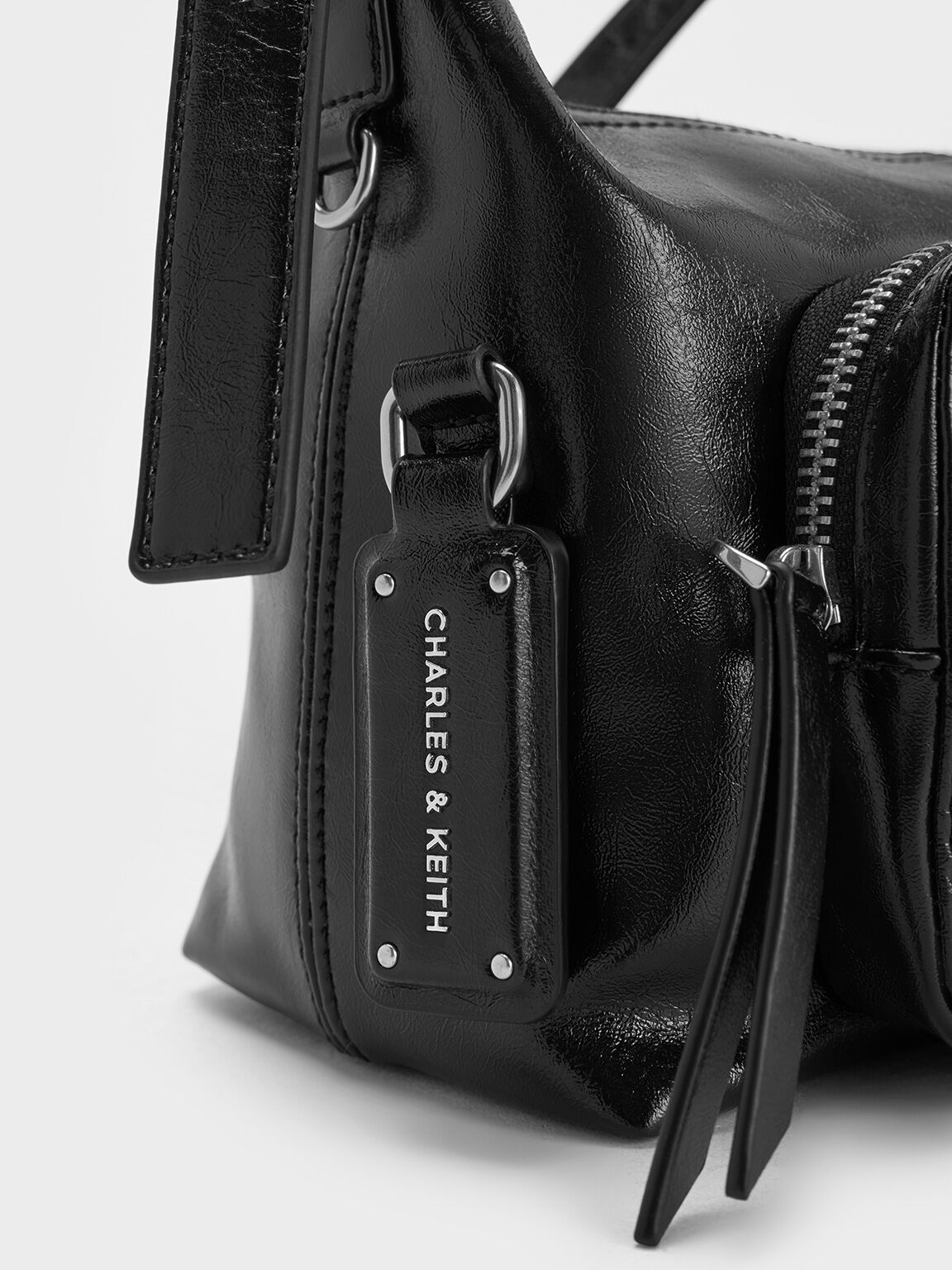 Thora トーラー マルチポケットクロスボディバッグ, ノワール, hi-res