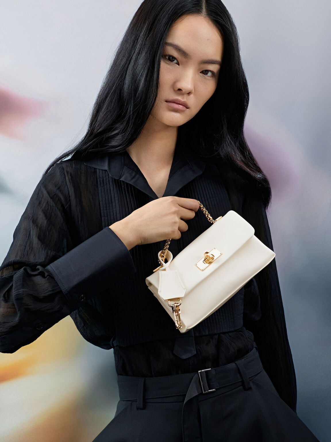 Kerry ケリー ウォレットオンチェーン, クリーム, hi-res