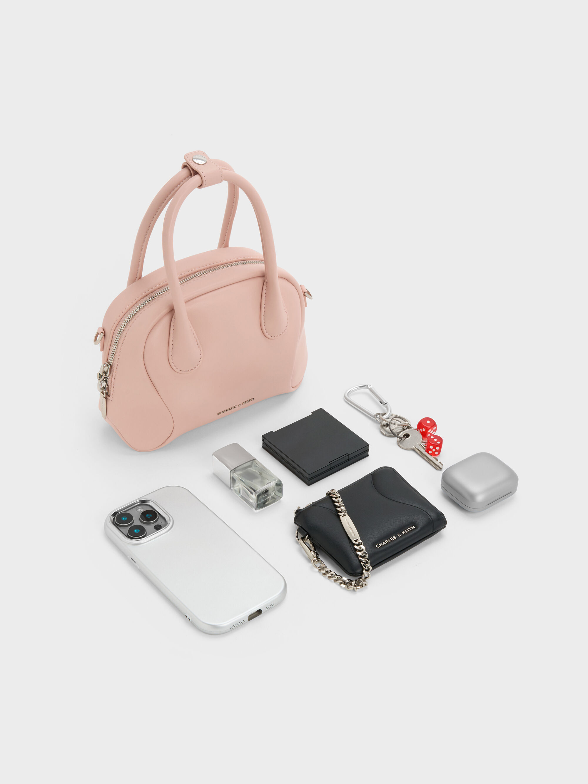 ミニバッグ(レディース) - ピンク | CHARLES & KEITH (チャールズ
