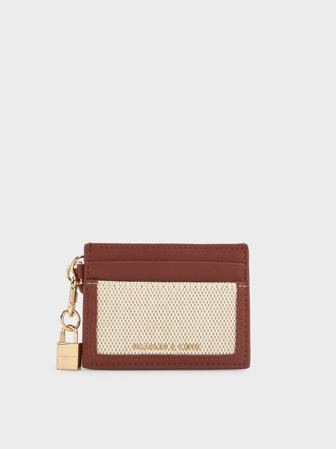 Scottie スコッティー キャンバスカードホルダー, ブリック, hi-res