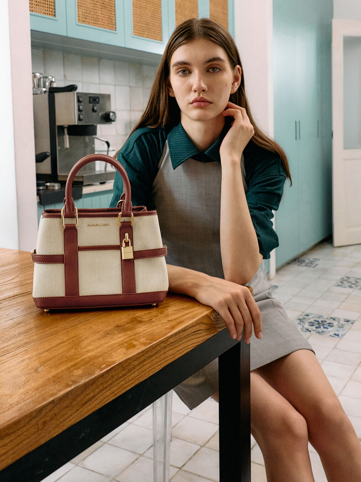 Scottie ミニスコッティー キャンバストートバッグ, ブリック, hi-res