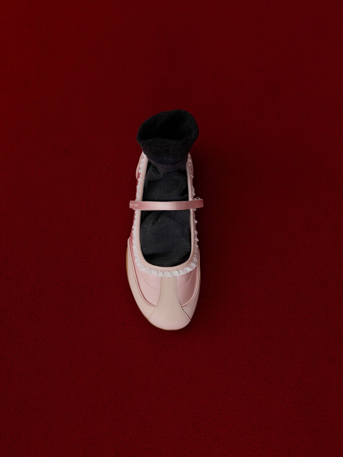 Louise ルーイレーストリムメリージェーンスニーカー, ライトピンク, hi-res