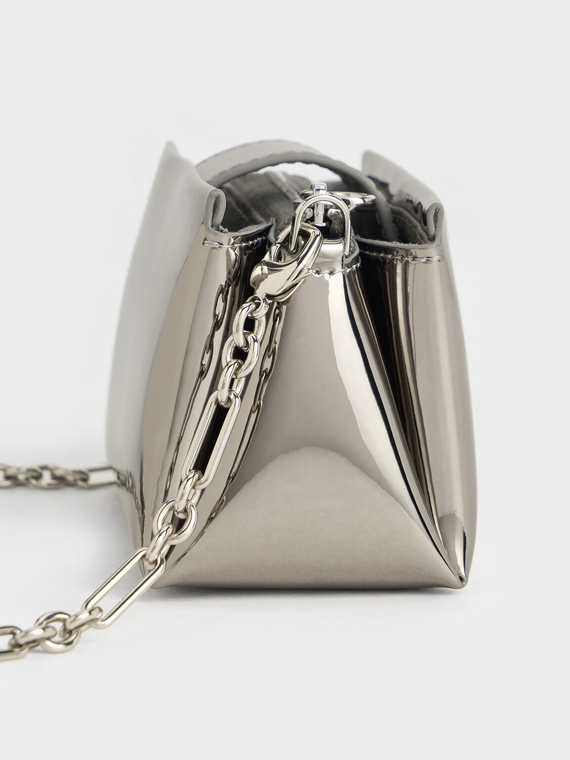 Bosie ボシー トップハンドルポーチ, ピューター, hi-res