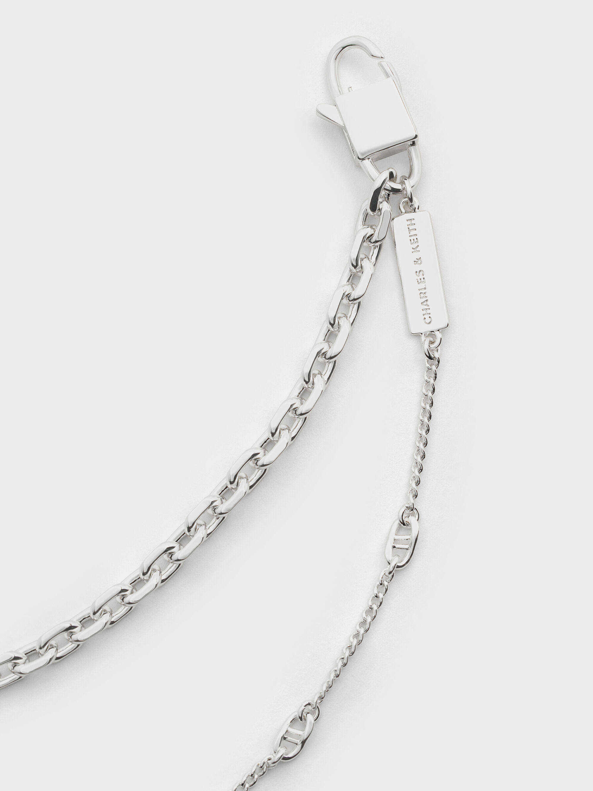 Nyra ナイラ チャンキーチェーンリンクブレスレット - シルバー