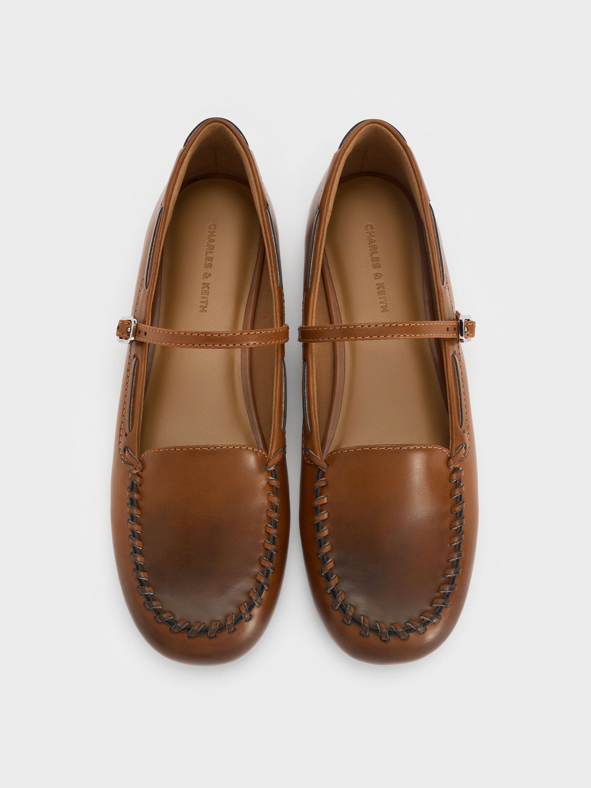 Gale ゲイル メリージェーンローファー - タン | CHARLES & KEITH