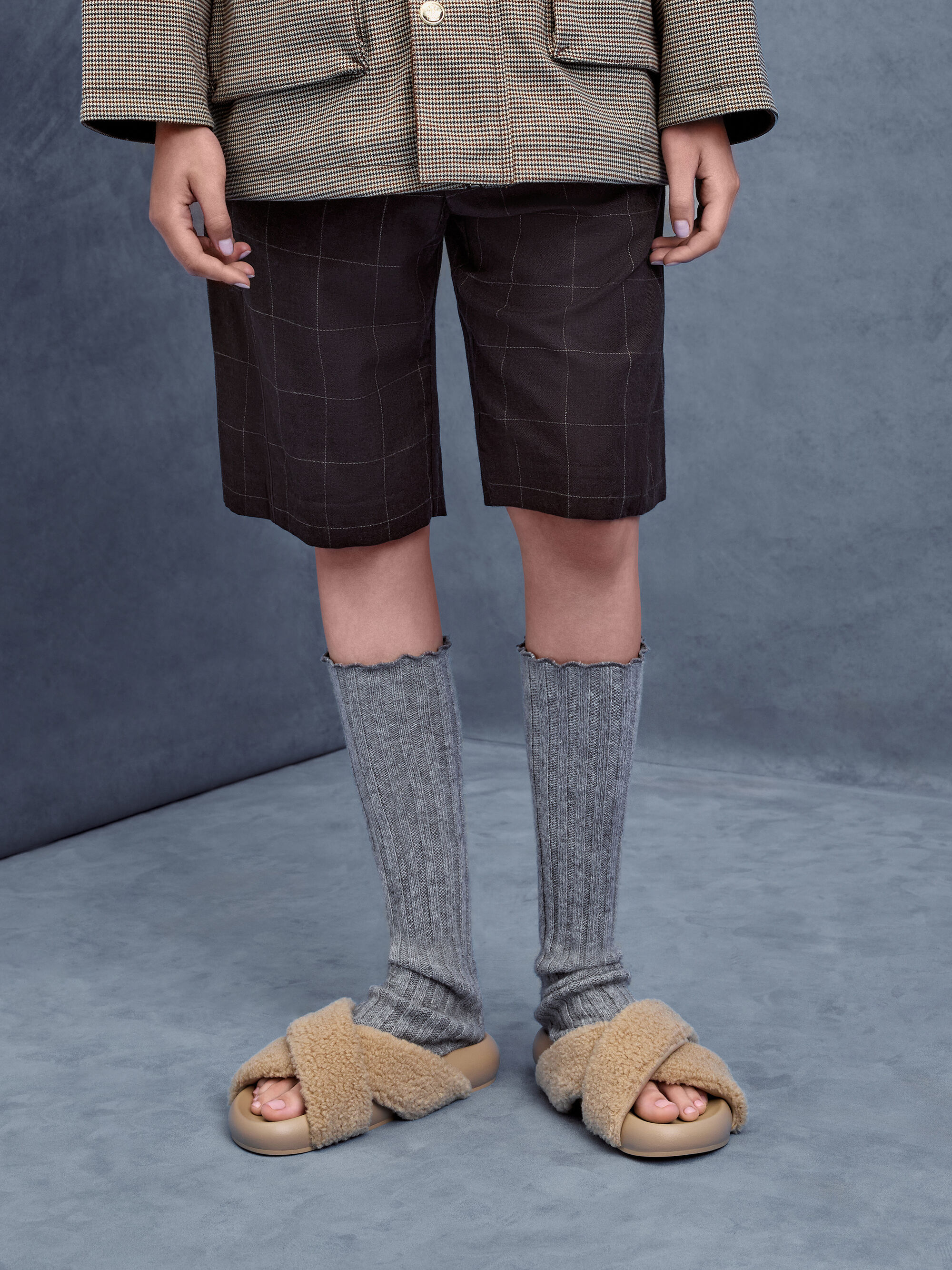 Lumi ルミ フォーシアリングクロスオーバーストラップスライド