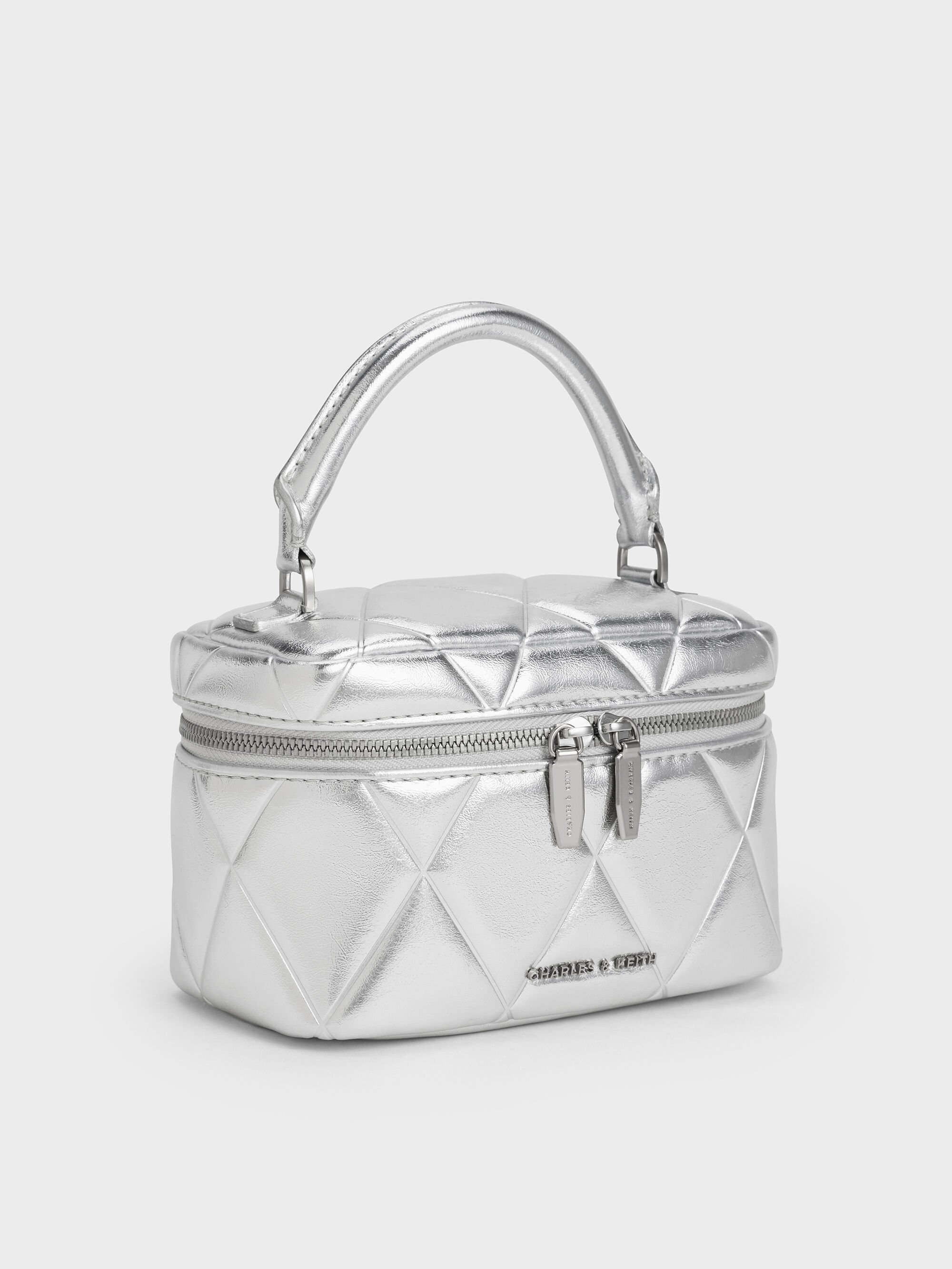 クロスボディバッグ(レディース) - シルバー | CHARLES & KEITH