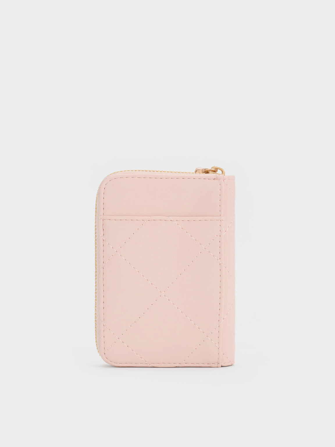 Apfra アップフラ キルトリストレットカードホルダー, ピンク, hi-res