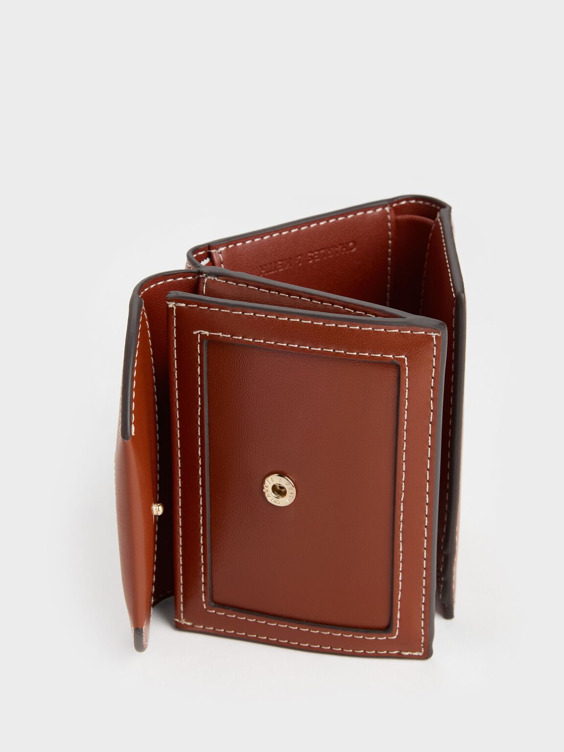 Enola エノラ スモールウォレット, ブリック, hi-res