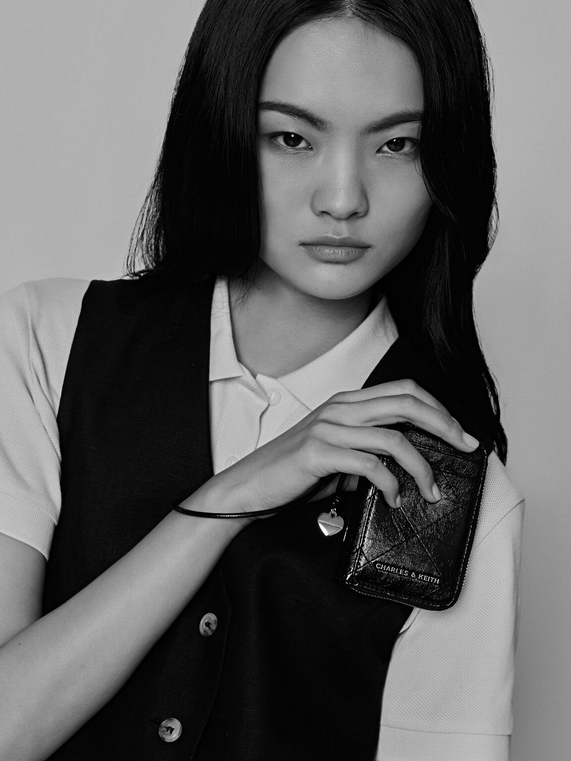 Apfra アップフラ キルトリストレットカードホルダー, ブラック, hi-res